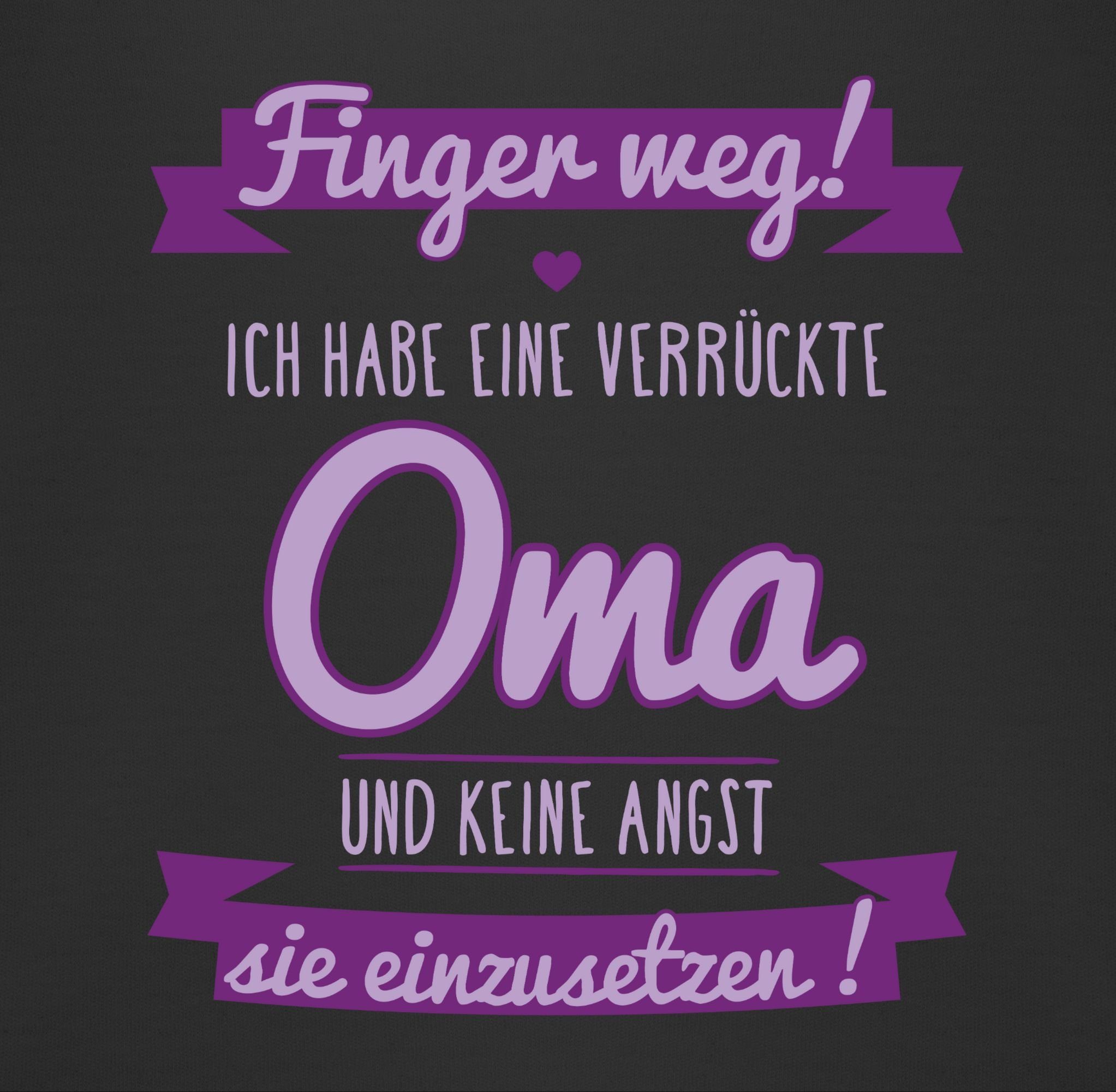 Shirtracer Lätzchen Ich Habe eine verrückte Oma-lila, Sprüche Baby