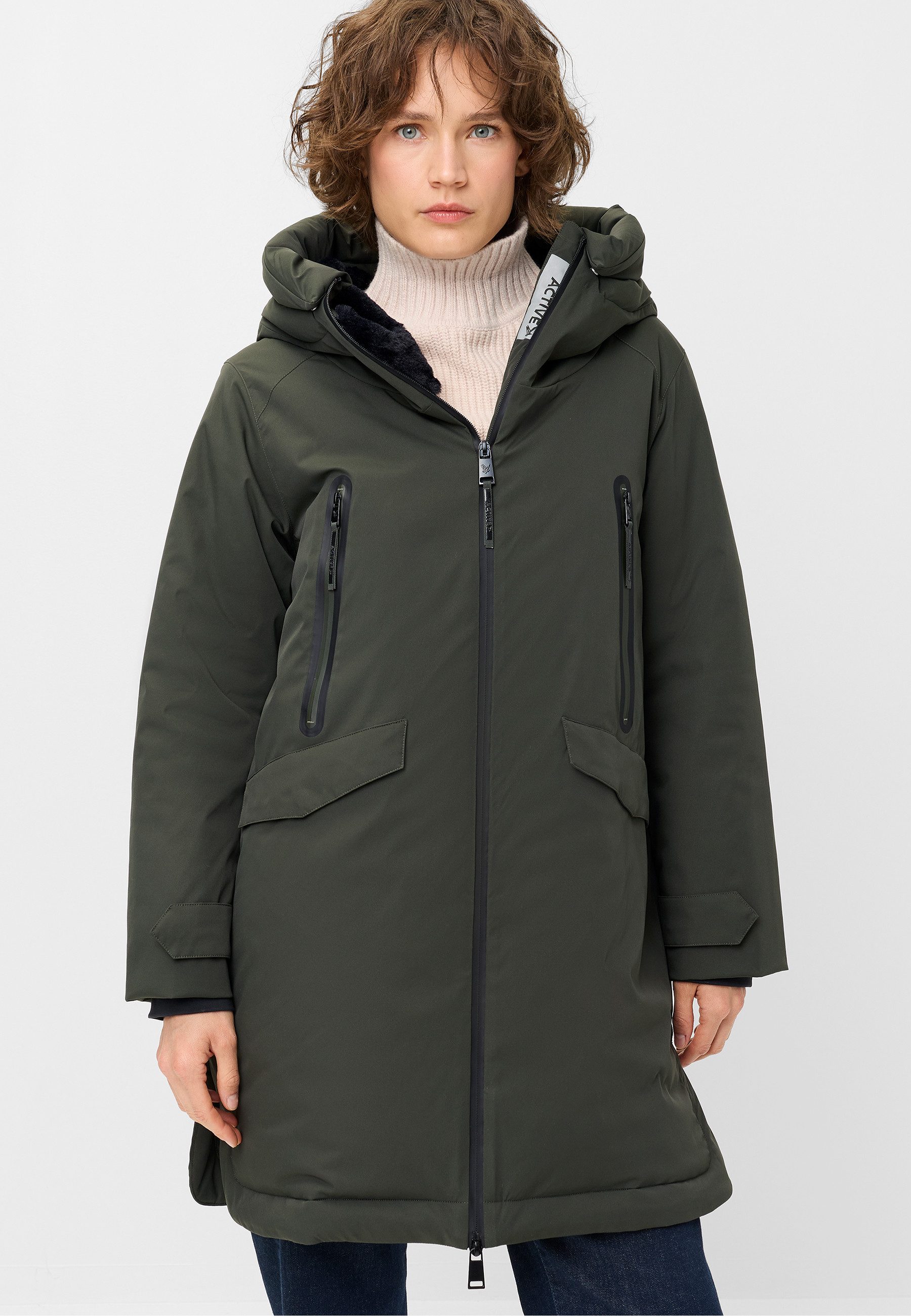 Fuchs Schmitt Parka mit Kapuze, Regular Fit, 2-Wege-Zipper