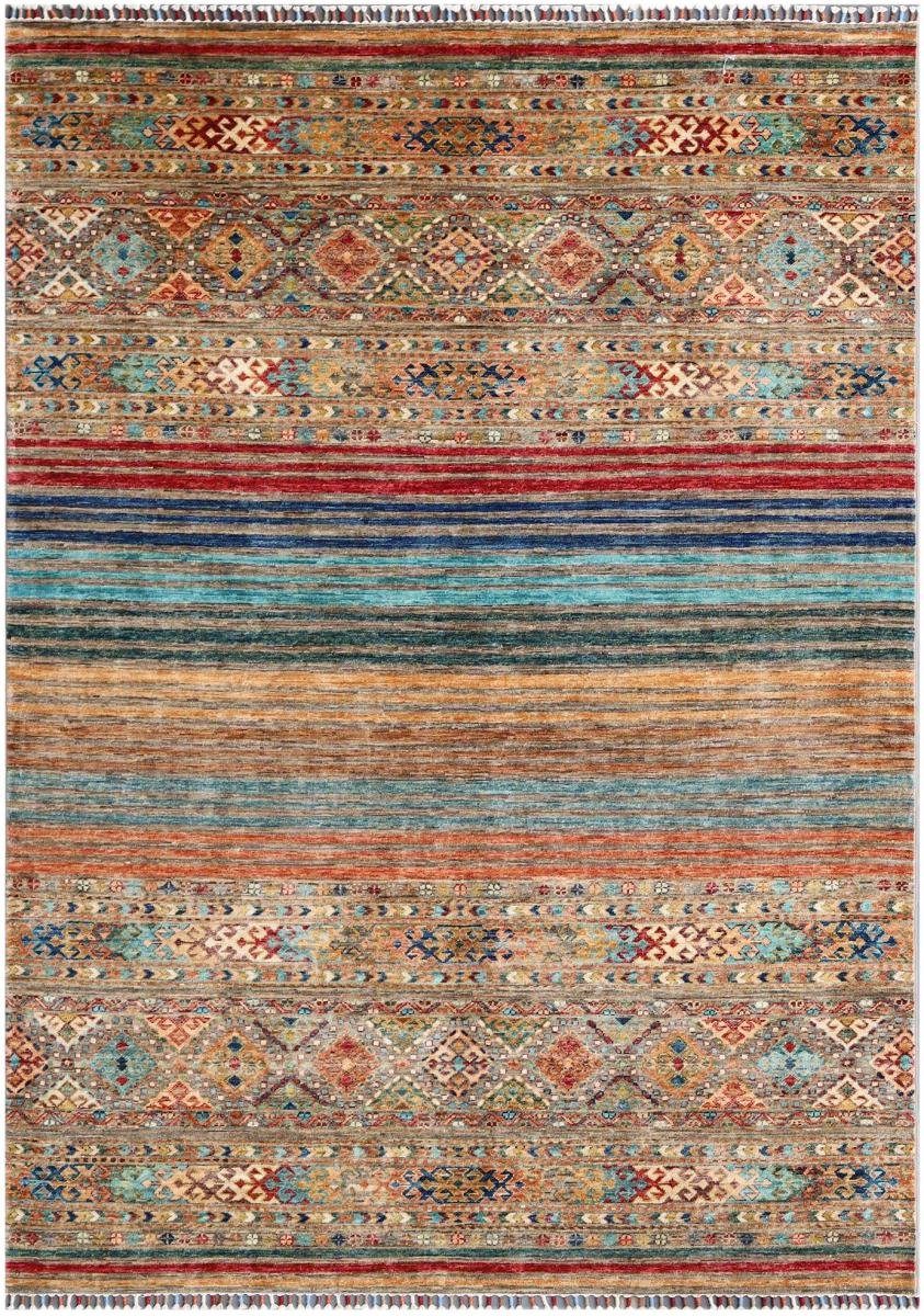 Orientteppich Arijana Shaal 165x231 Handgeknüpfter Orientteppich, Nain Trading, rechteckig, Höhe: 5 mm