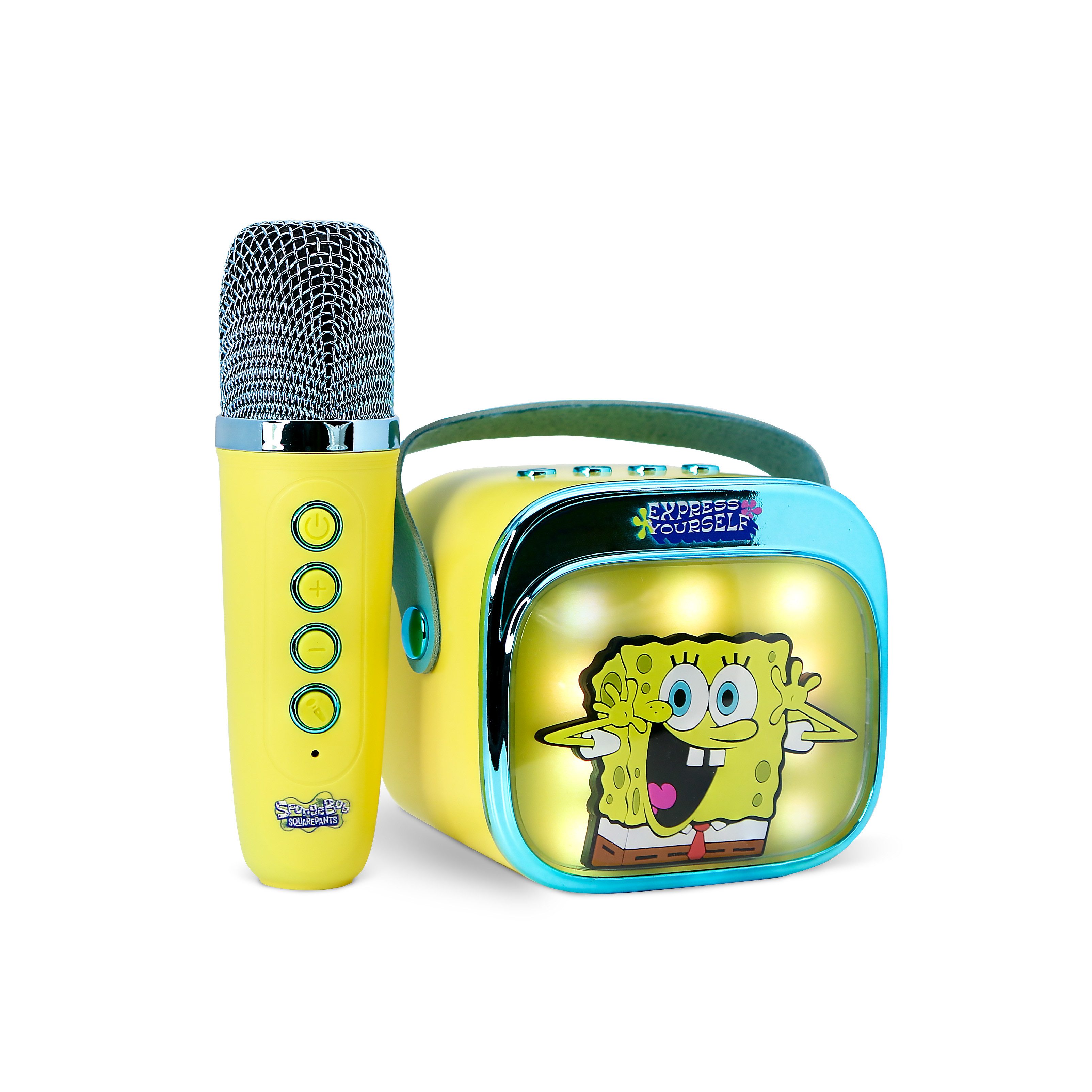 OTL Spongebob Schwammkopf PopSing Karaoke-Maschine mit Mikrofon Karaoke-Maschine 2.0 (5 W, kindgerecht) – Bild 3 von 5