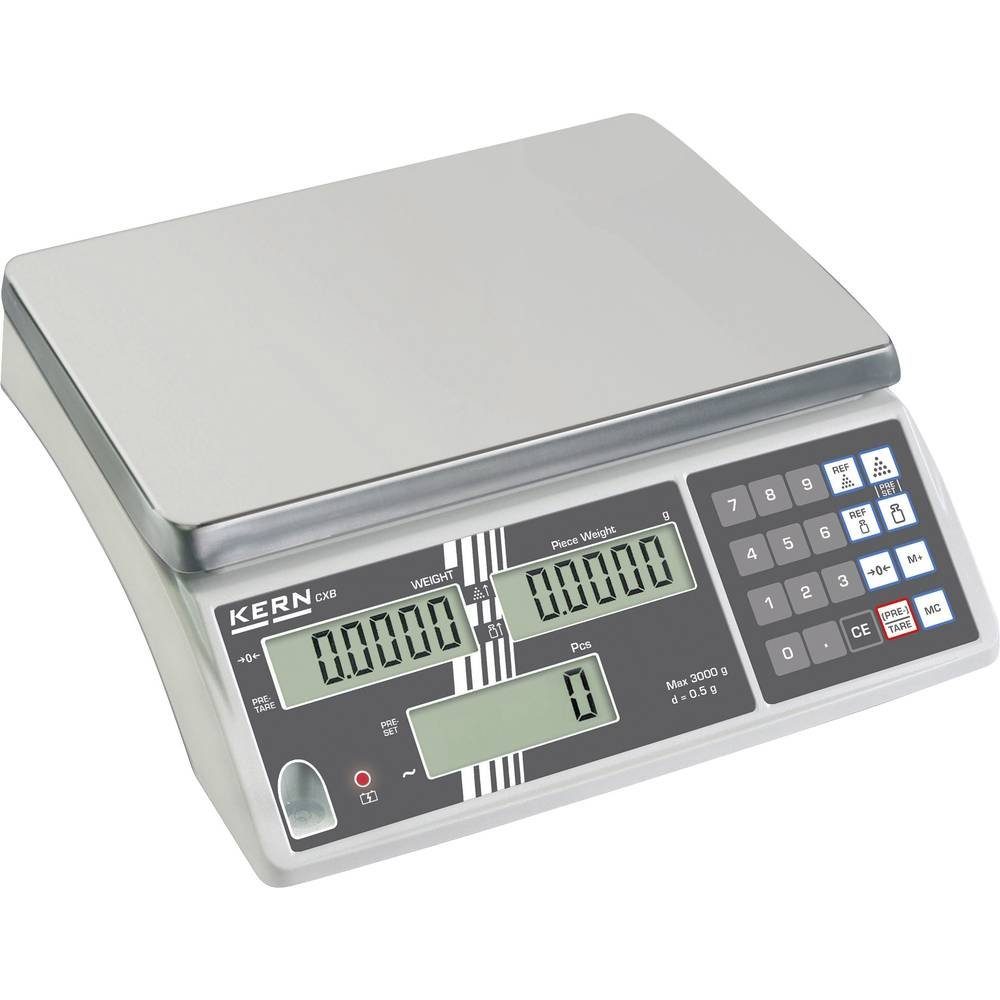 Kern Kofferwaage Zählwaage CXB 6K0.5, Stückzählung, Kalibrierbar