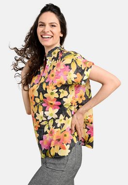 BICALLA T-Shirt Blouse Flowers - 05/yellow-black (1-tlg)