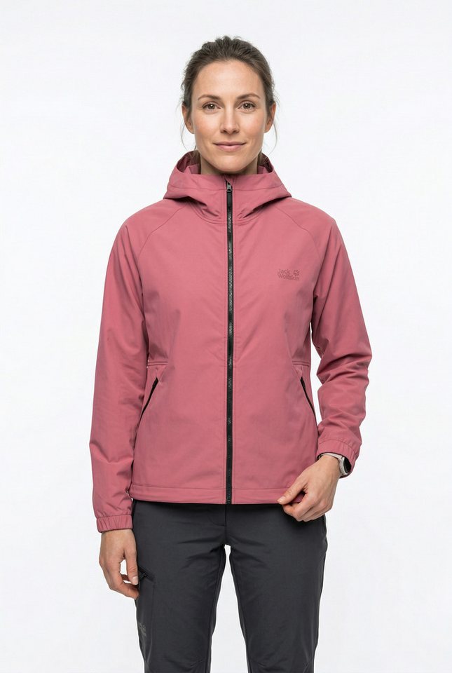 Jack Wolfskin Funktionsjacke MAHANI JKT W winddichte Ausführung, mit Windschutzblende, wärmend