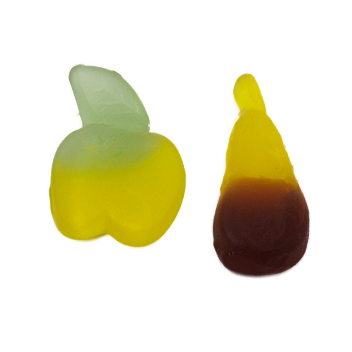 Fruchtgummi Bären & Co. Süßigkeit, Fruchtgummi Apfel und Birnen Mix süß fruchtig zuckerfrei 300g