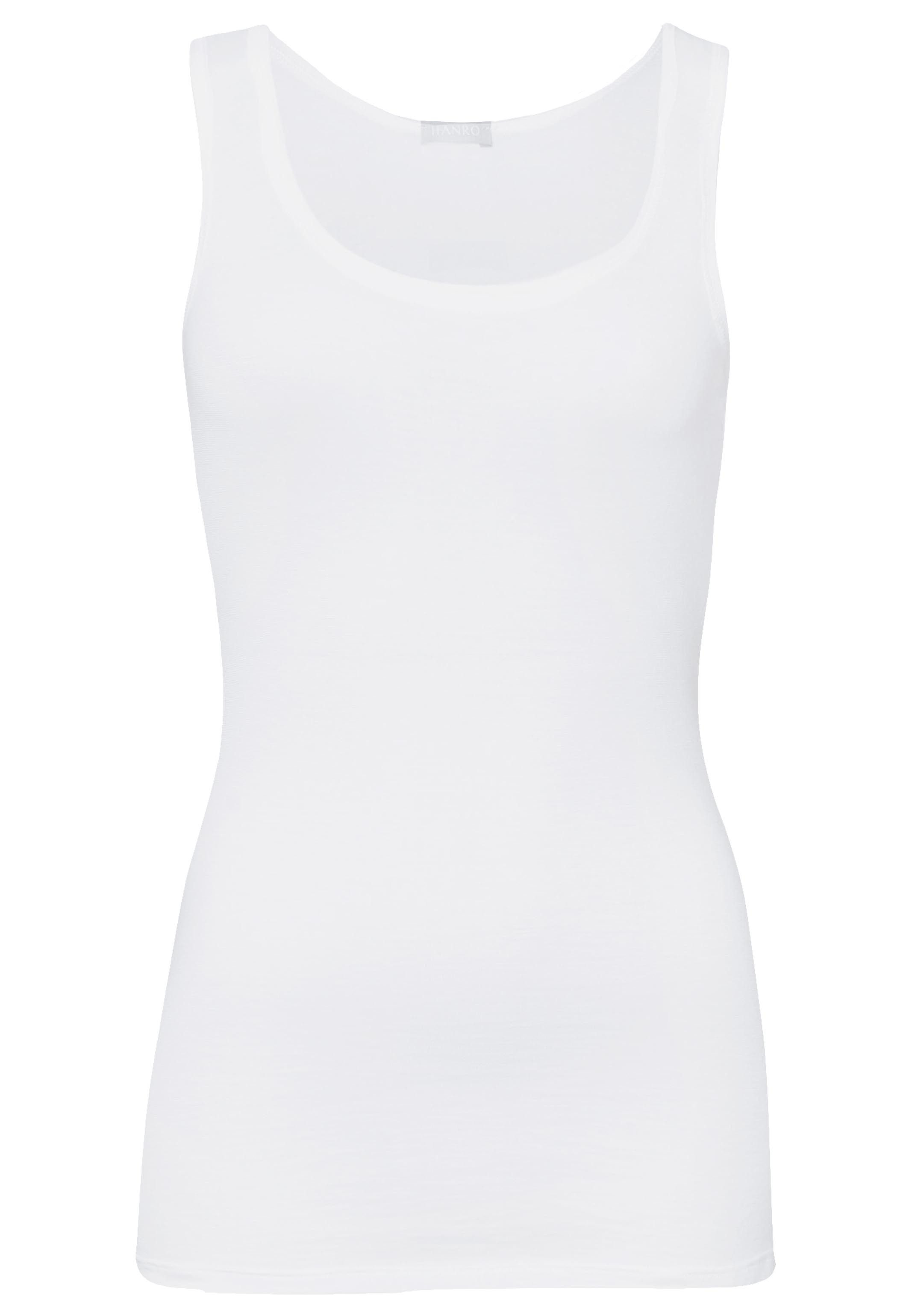 Hanro Unterhemd Ultralight (1-St) Unterhemd / Top - Baumwolle - Atmungsaktiv