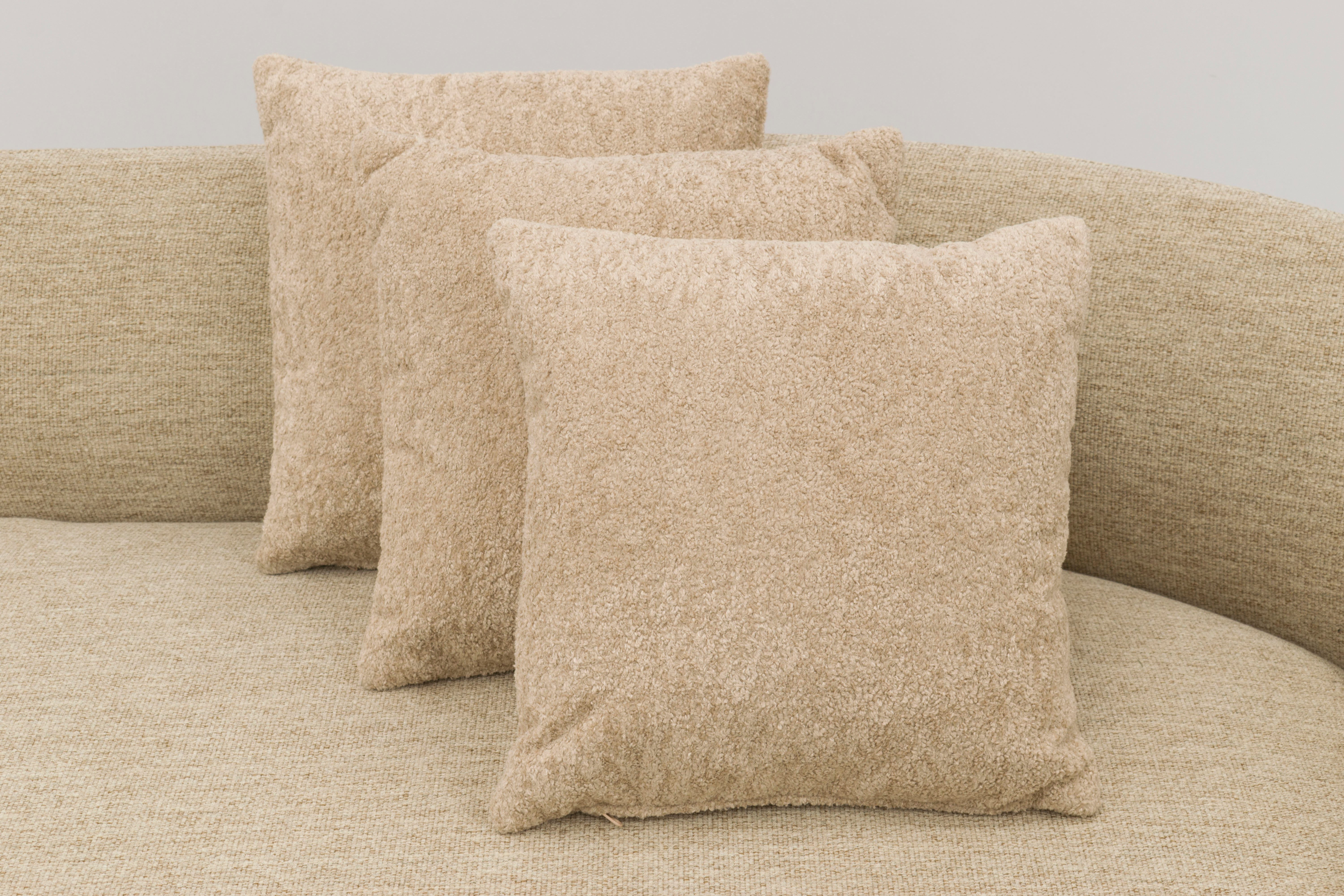 OTTO home Dekokissen Lolland, Dekokissen mit Füllung, Sofakissen 3er Set 40x40cm