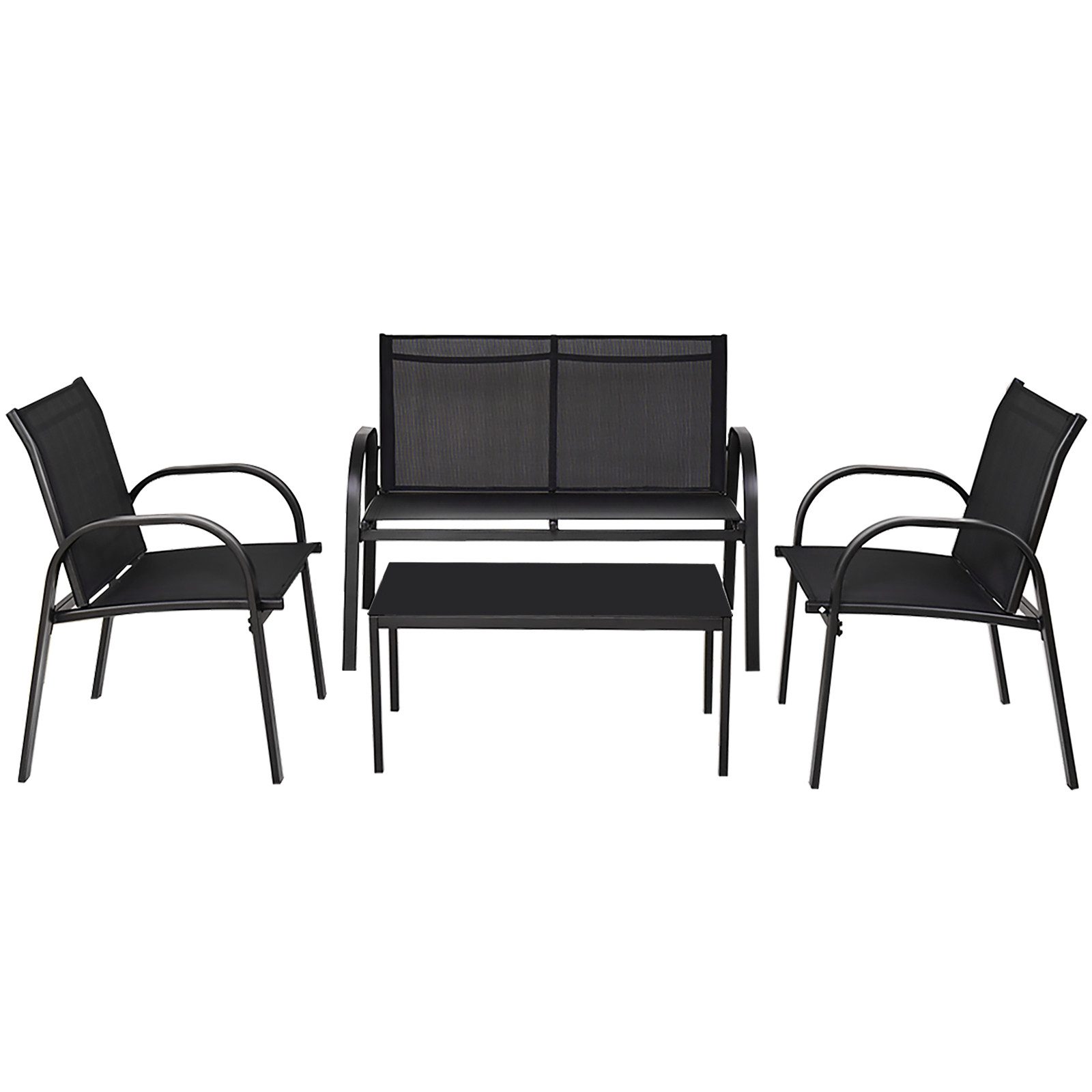 COSTWAY Balkonset, (4 TLG), 4 Personen, günstig online kaufen