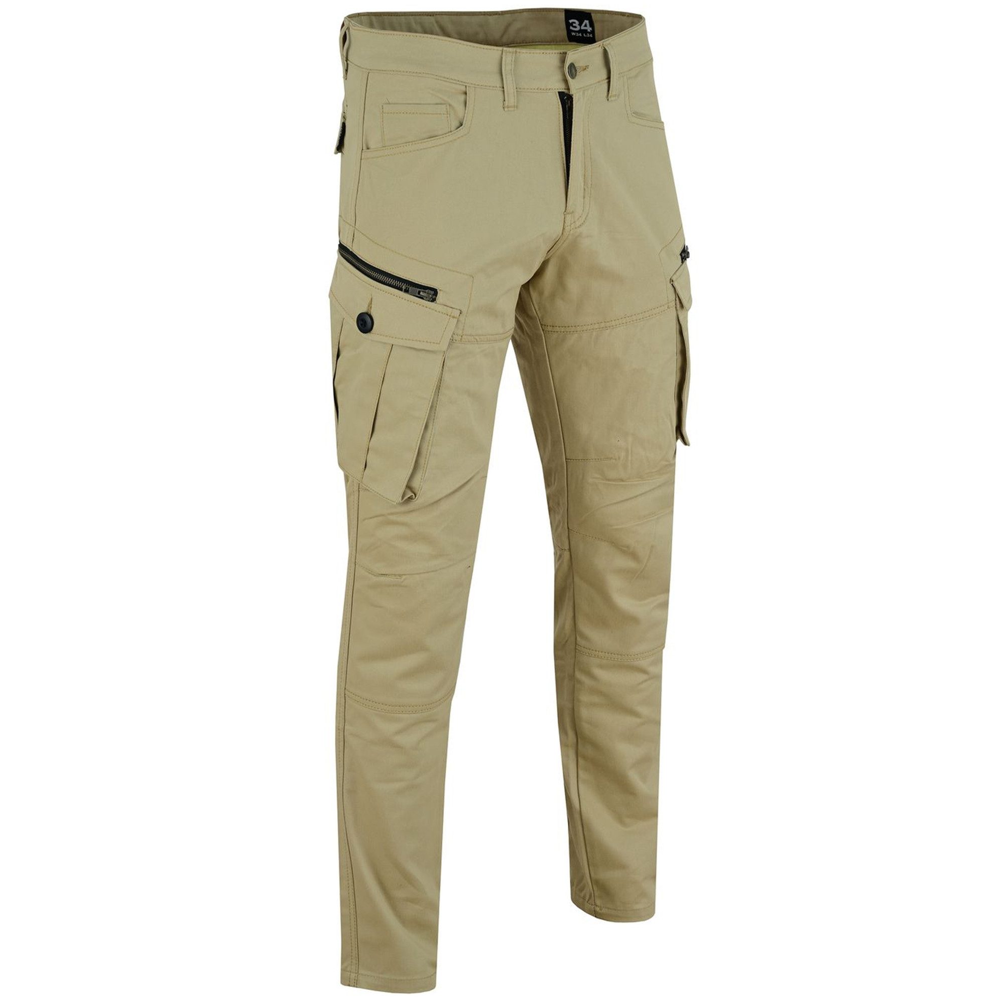 BULLDT Motorradhose JEANS-004 Motorradjeans Cargohose mit Aramidstoff Protektoren