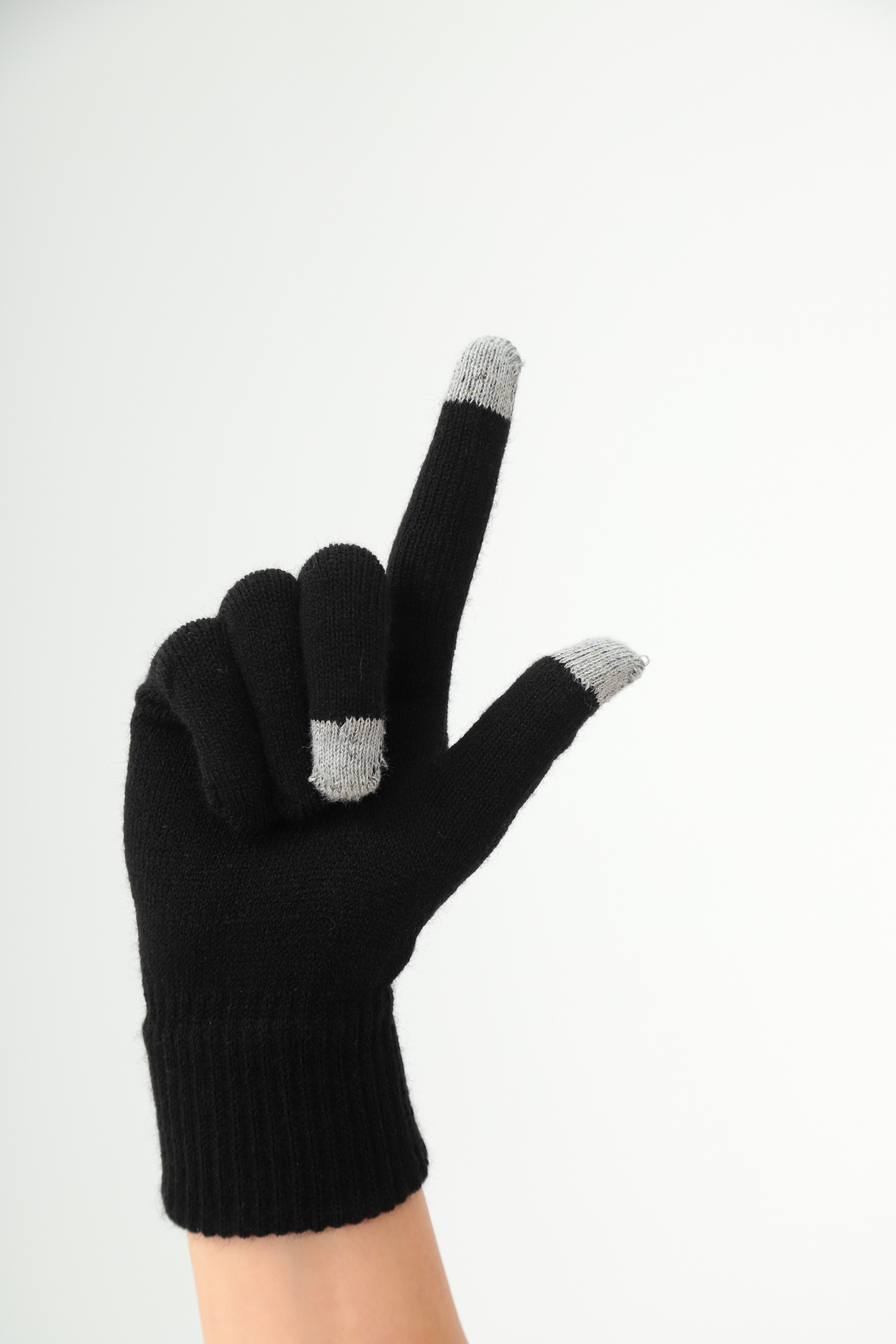 herémood Strickhandschuhe Winterhandschuhe Fahrradhandschuhe mit Touchscreen-Funktion Rutschfest
