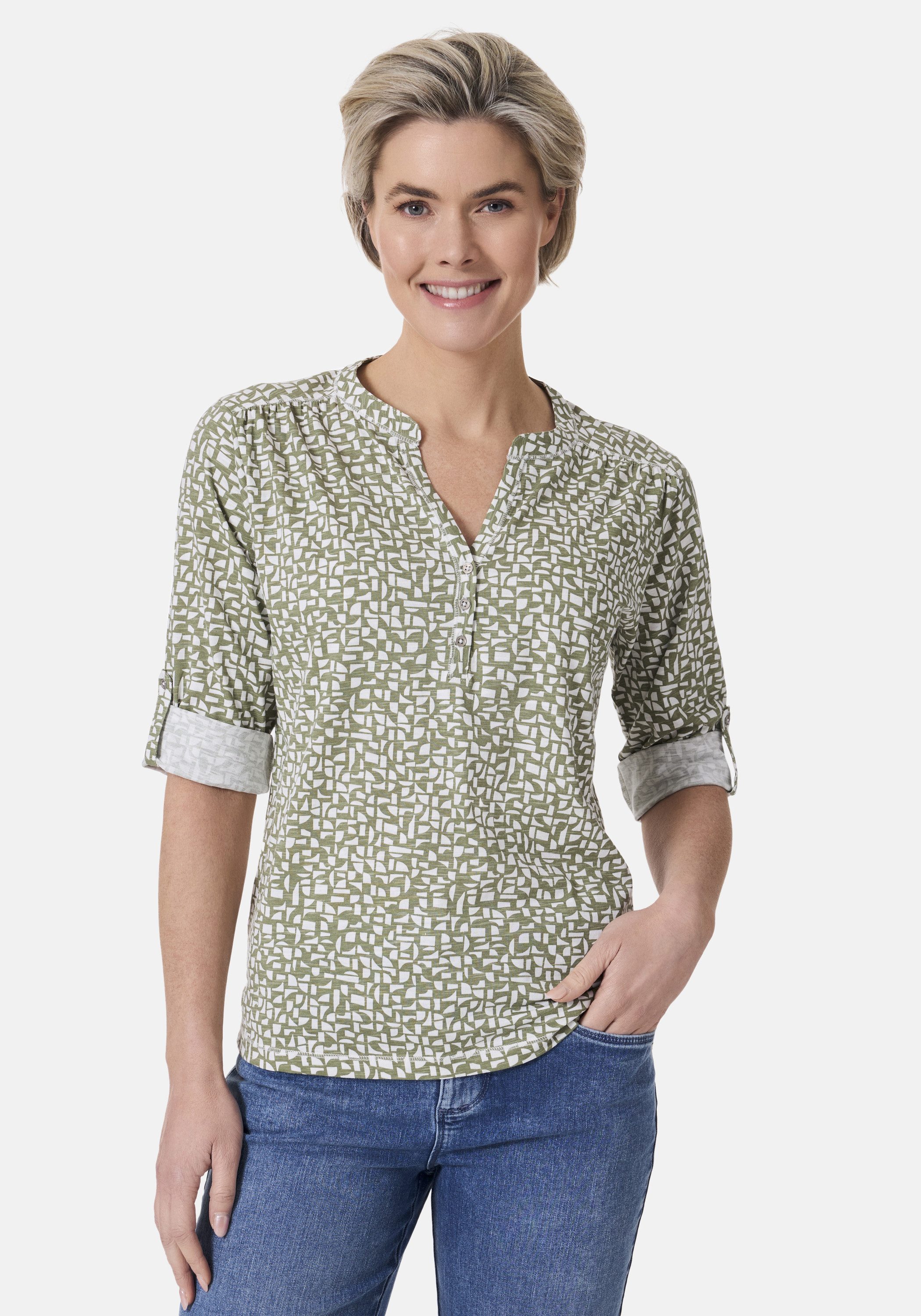 STOOKER WOMEN 3/4-Arm-Shirt MARIE Print T-Shirt günstig online kaufen