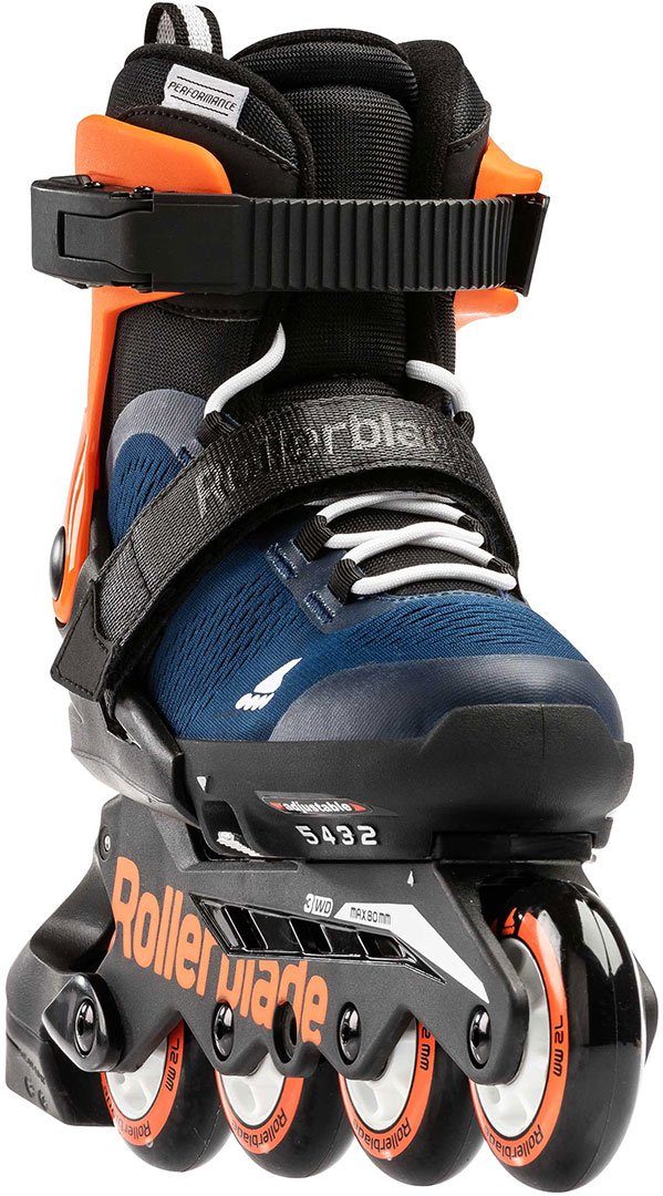 ROLLERBLADE Inlineskates ROLLERBLADE MICROBLADE Inline Skate midnight blue/warm orange