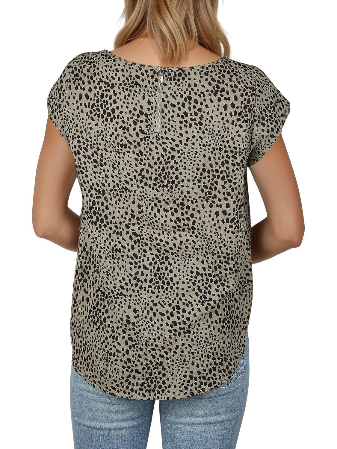 ONLY T-Shirt Damen Top ONLVIC Regular Fit (Vorteilspack, 2-tlg) Basic Kurzarm Tee Shirt mit Rundhalsausschnitt
