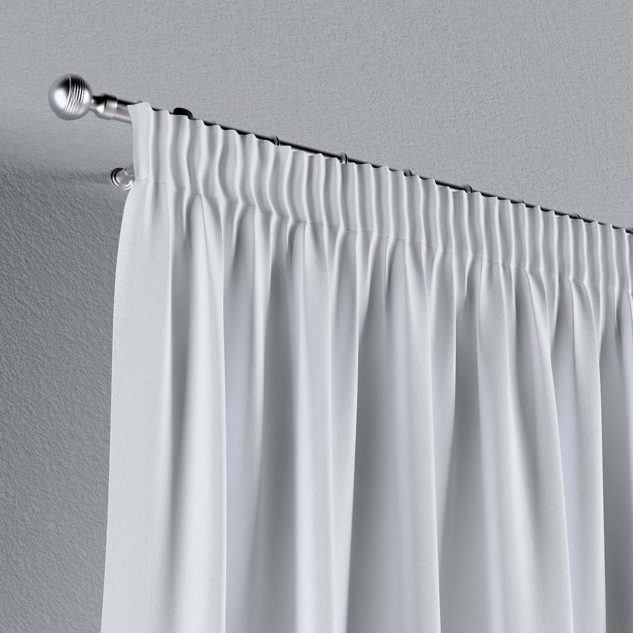 weiß Vorhang Dekoria mit x Crema, Vorhang 60 cm, Kräuselband 100