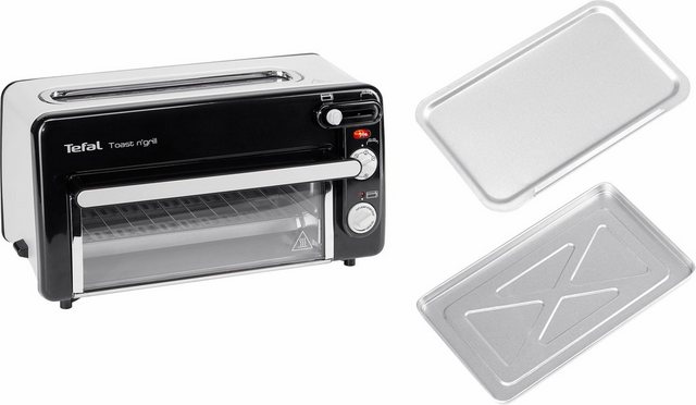 Tefal Minibackofen TL6008 Toast n‘ Grill, sehr energieeffizient und schnell, 1300 Watt