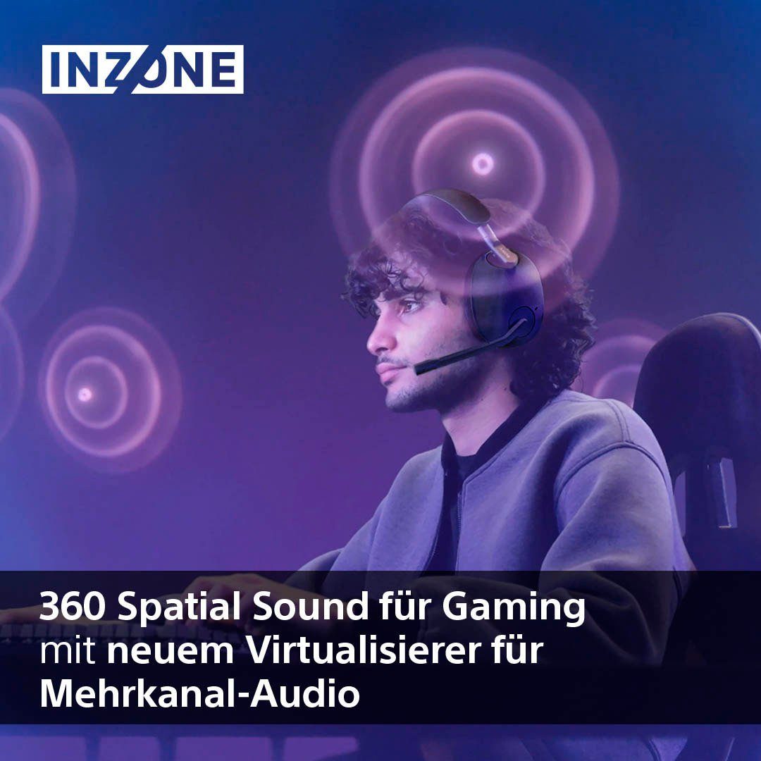 Gaming-Headset (Active Attention Noise H9 Bluetooth, Quick Modus, (ANC), Sony schwarz Wireless) INZONE LED Ladestandsanzeige, Cancelling