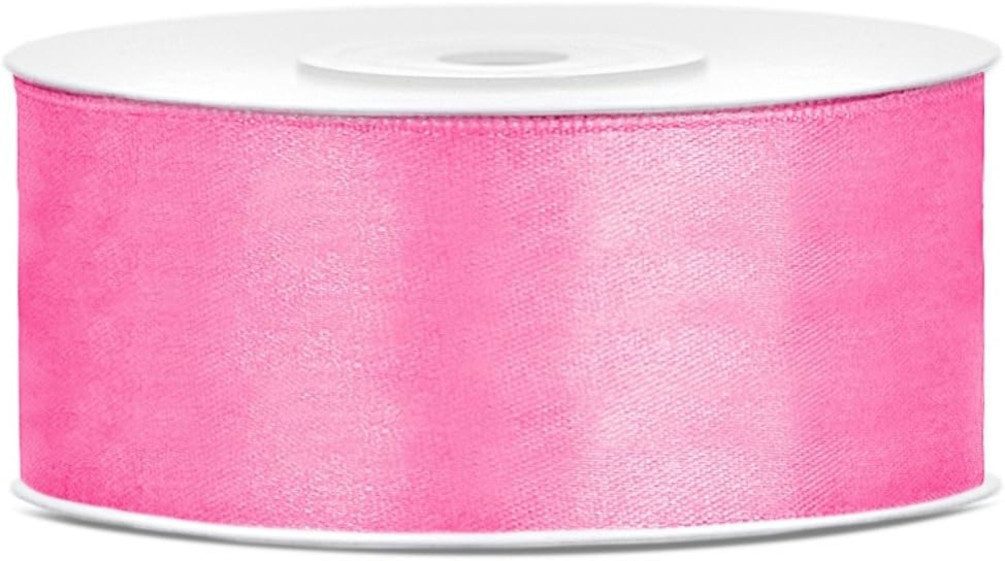 partydeco Satinband 25 m x 25 mm Rolle Geschenkband Schleifenband Dekoband Satin Band