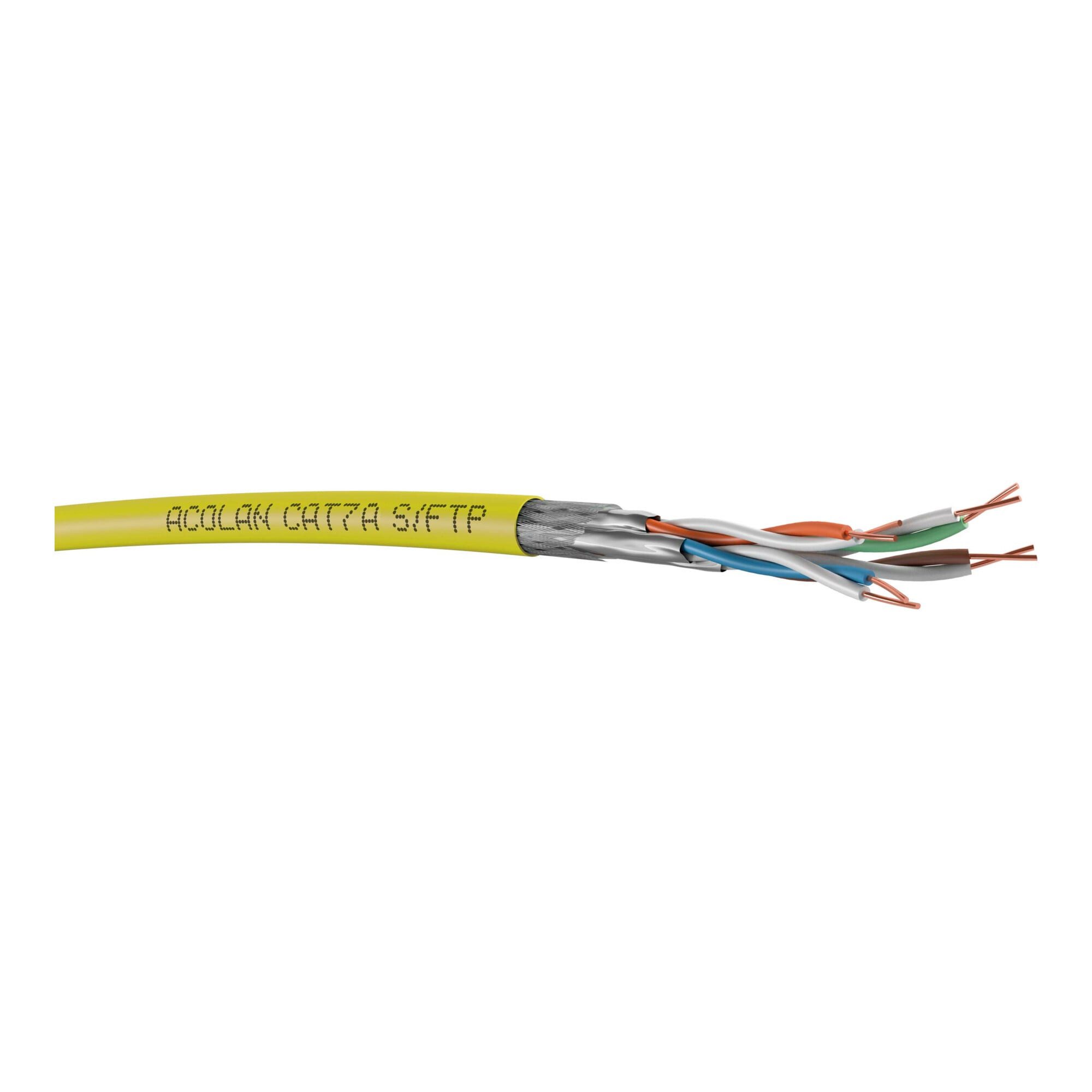 Contorion Acome ACOLAN 1500SFS Kat.7A gelb 8P S/FTP AWG22 R8482A-Dca-T500 500 St X-Link Lade-und Datenkabel