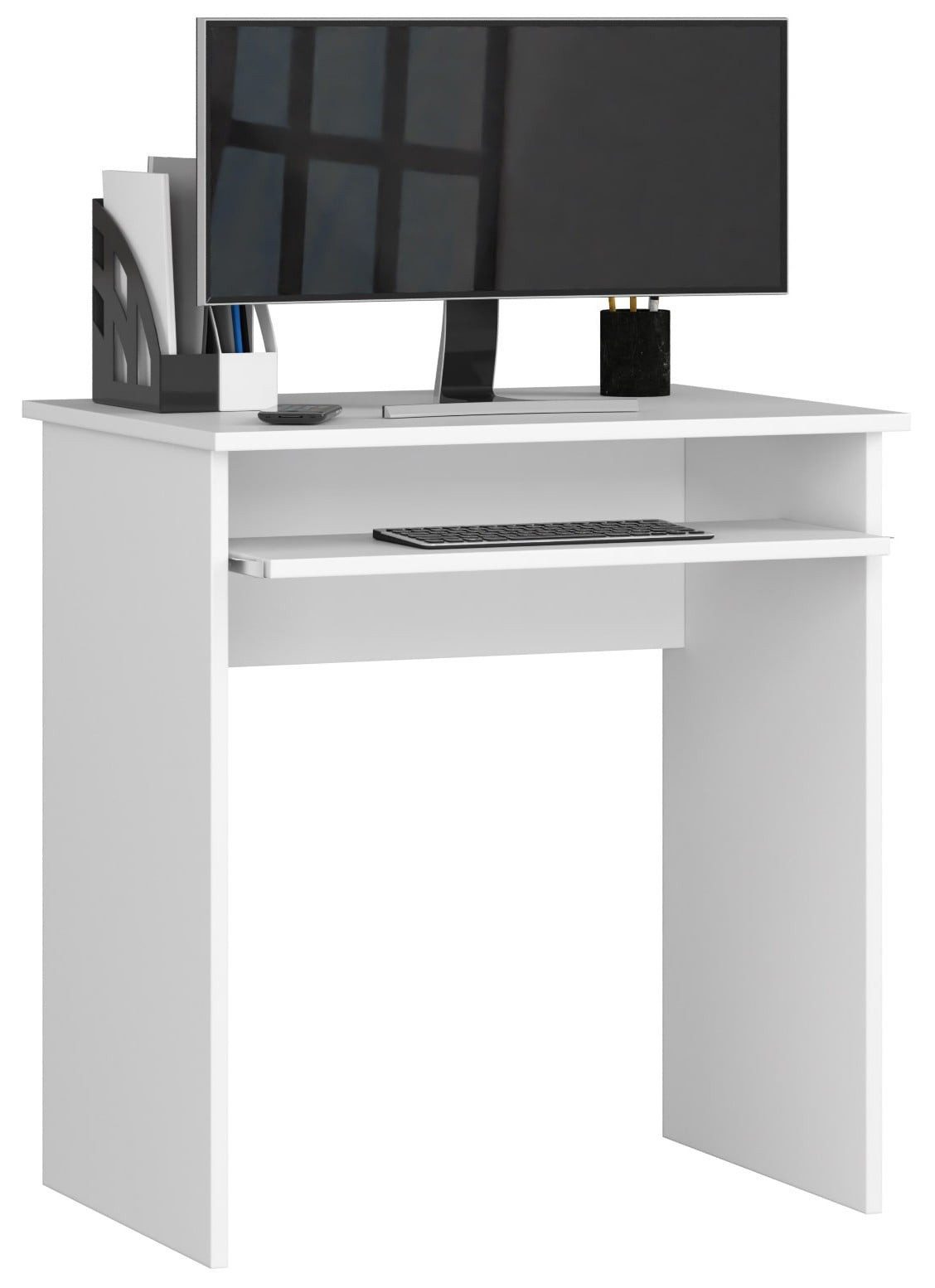 Raumhirsch Furniture Schreibtisch 68 cm Breite - Computertisch - stabil - optimale Arbeitsfläche, Hochwertiges Laminat, elegantes Design, Selbstmontage