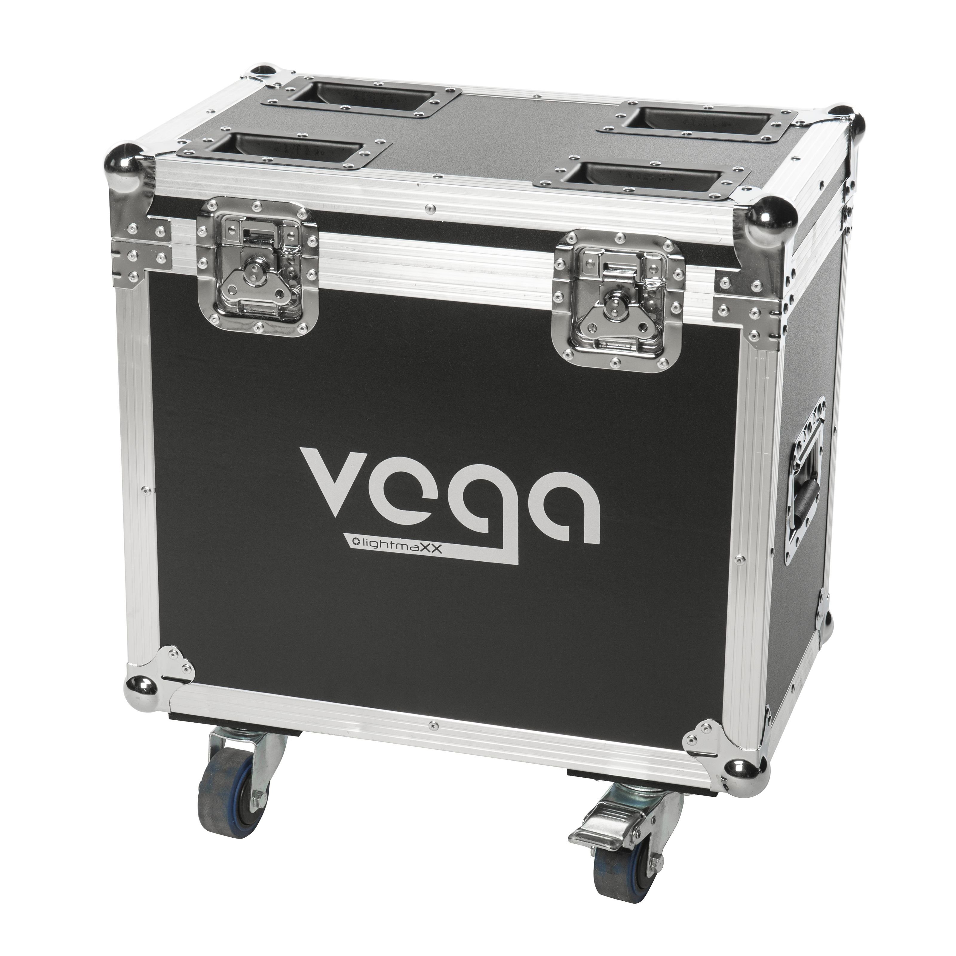 lightmaXX Discolicht, 2x 3WAY VEGA PRO TOUR CASE