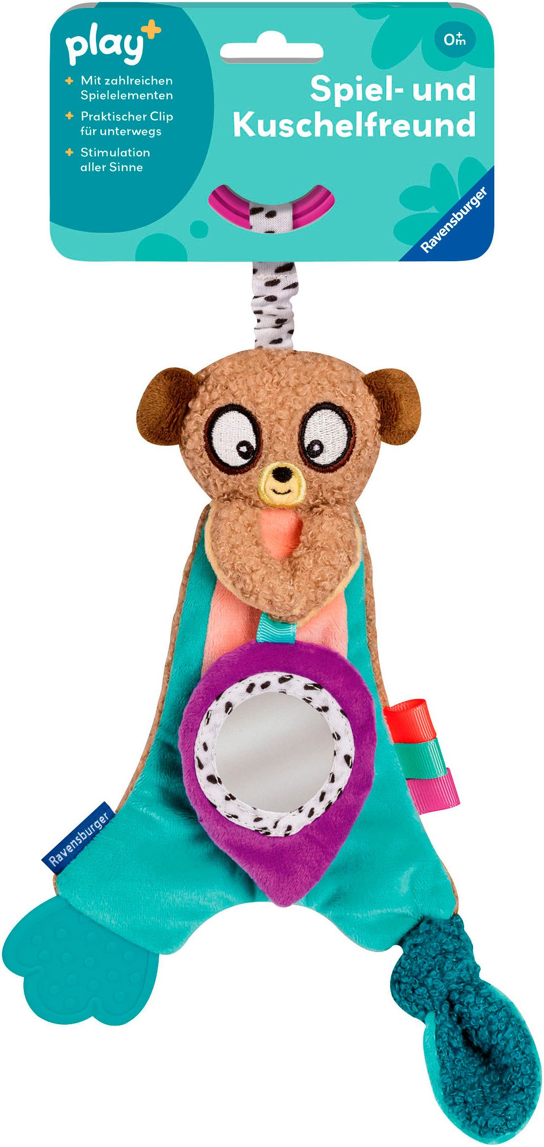 Ravensburger Greifspielzeug Play+ Knister-Erdmännchen günstig online kaufen