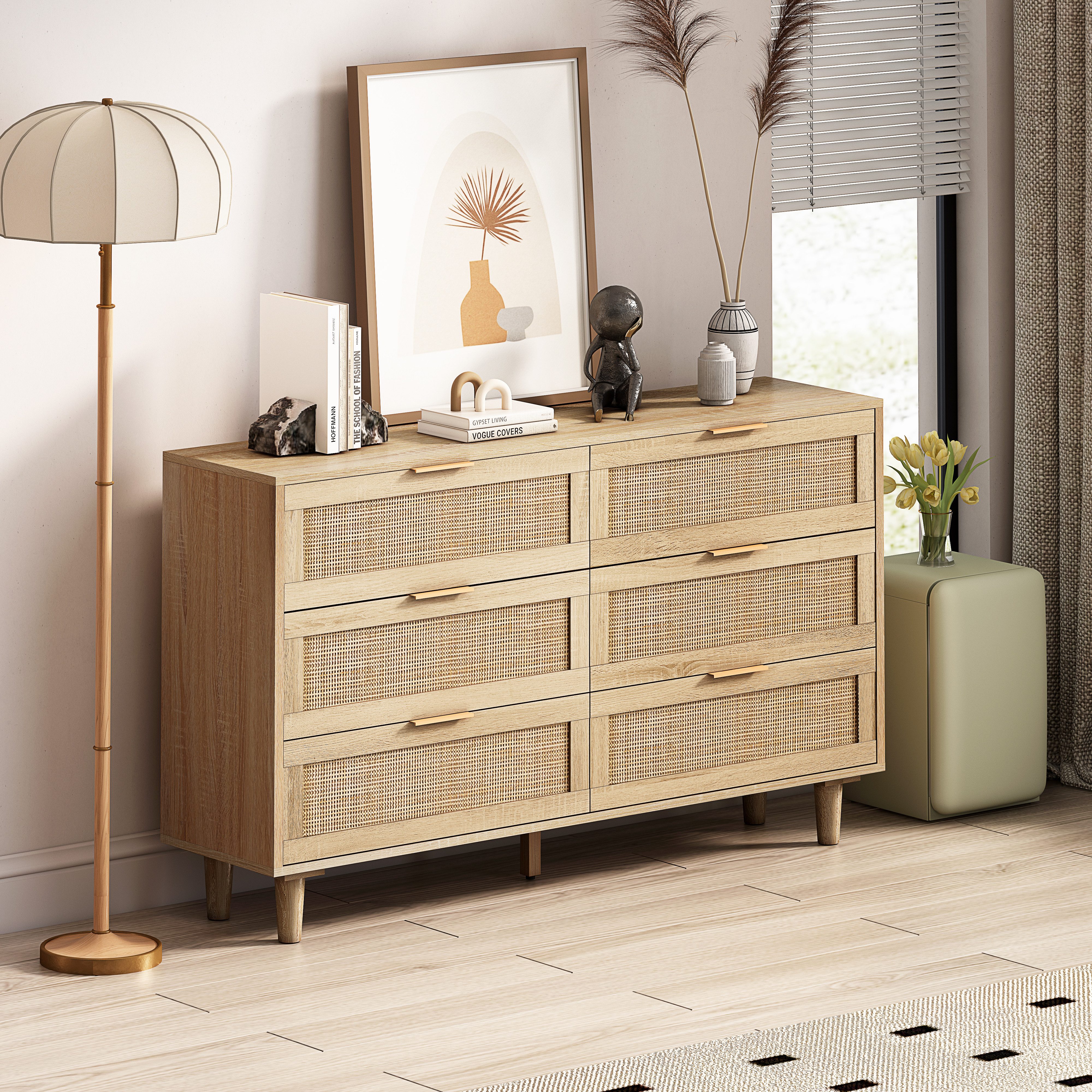 HAUSS SPOLE Sideboard 130cm Mehrzweckschrank Kommode günstig online kaufen