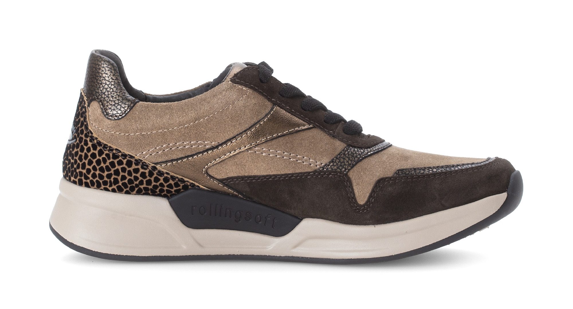 rollingsoft Keilsneaker, Schnürschuh, Halbschuh, Freizeitschuh mit seitlich günstig online kaufen