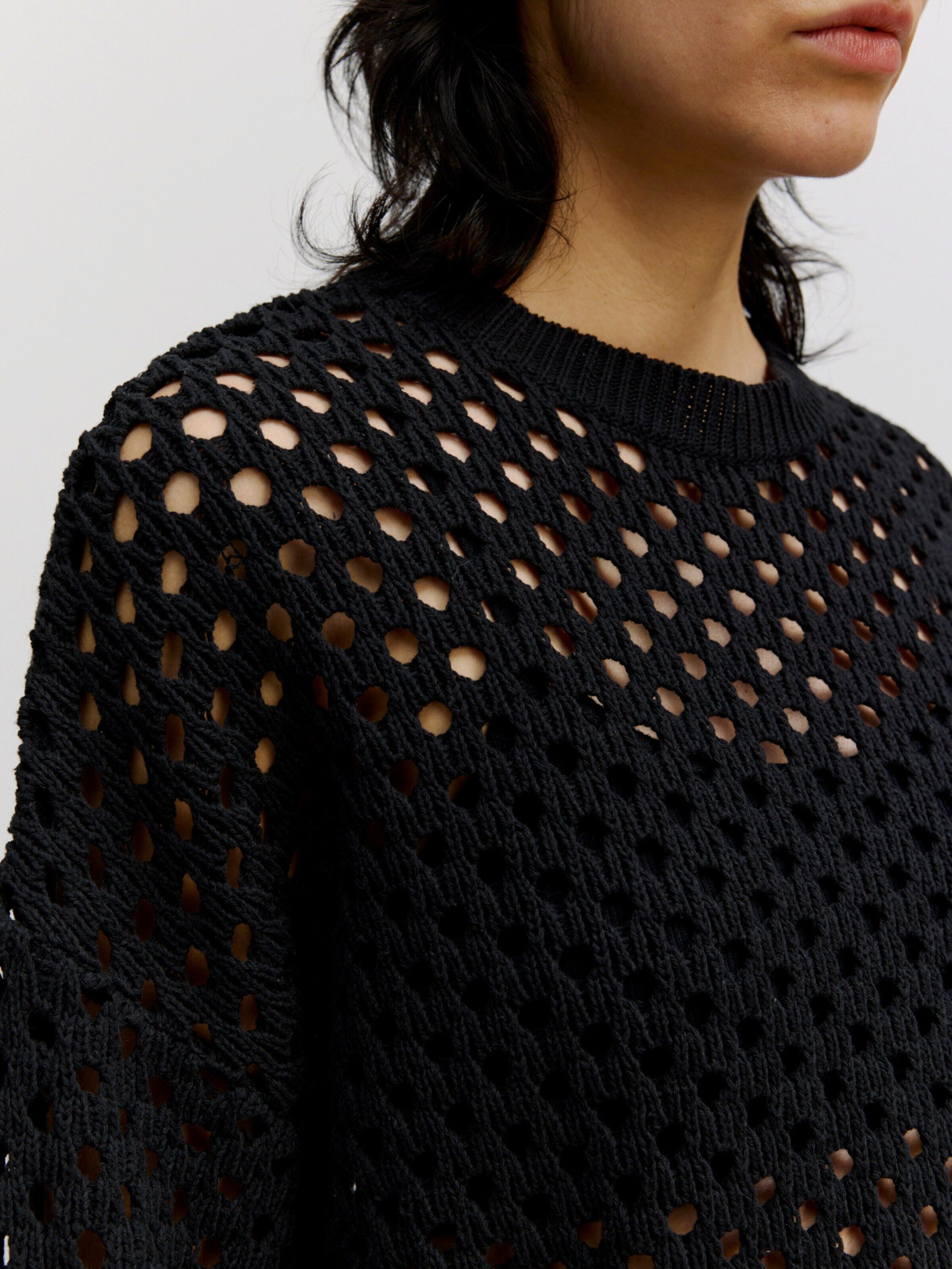 EDITED Strickpullover Yella (1-tlg) Lochmuster