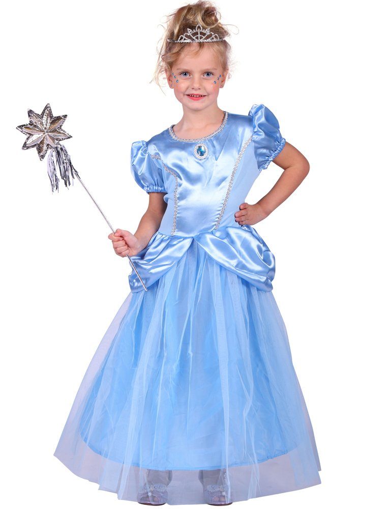 thetru Kostüm Prinzessin Kostüm 'Cinderella' für Mädchen - Hellb
