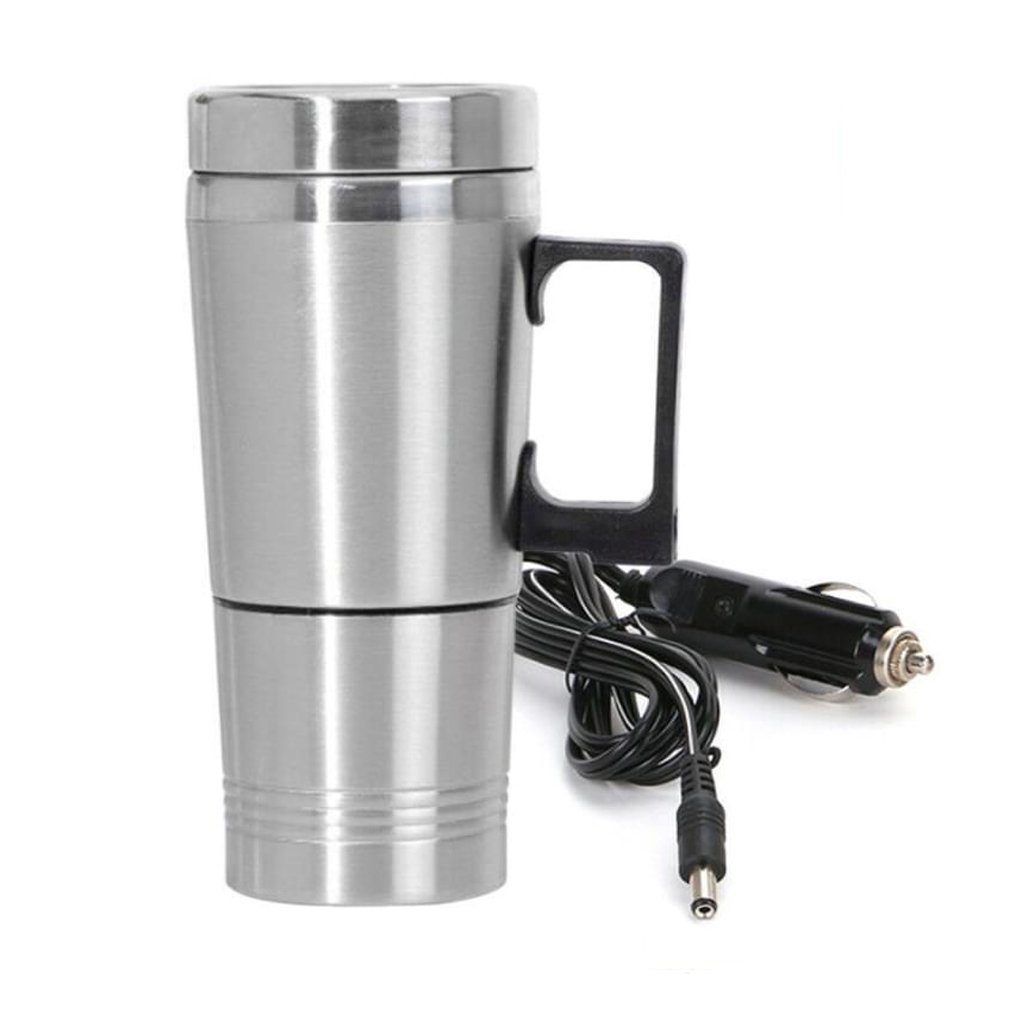 l Kaffee GelldG 12V Edelstahl Reisewasserkocher Tasse, 500ml 0.5 Wasserkocher Auto Wasserkocher