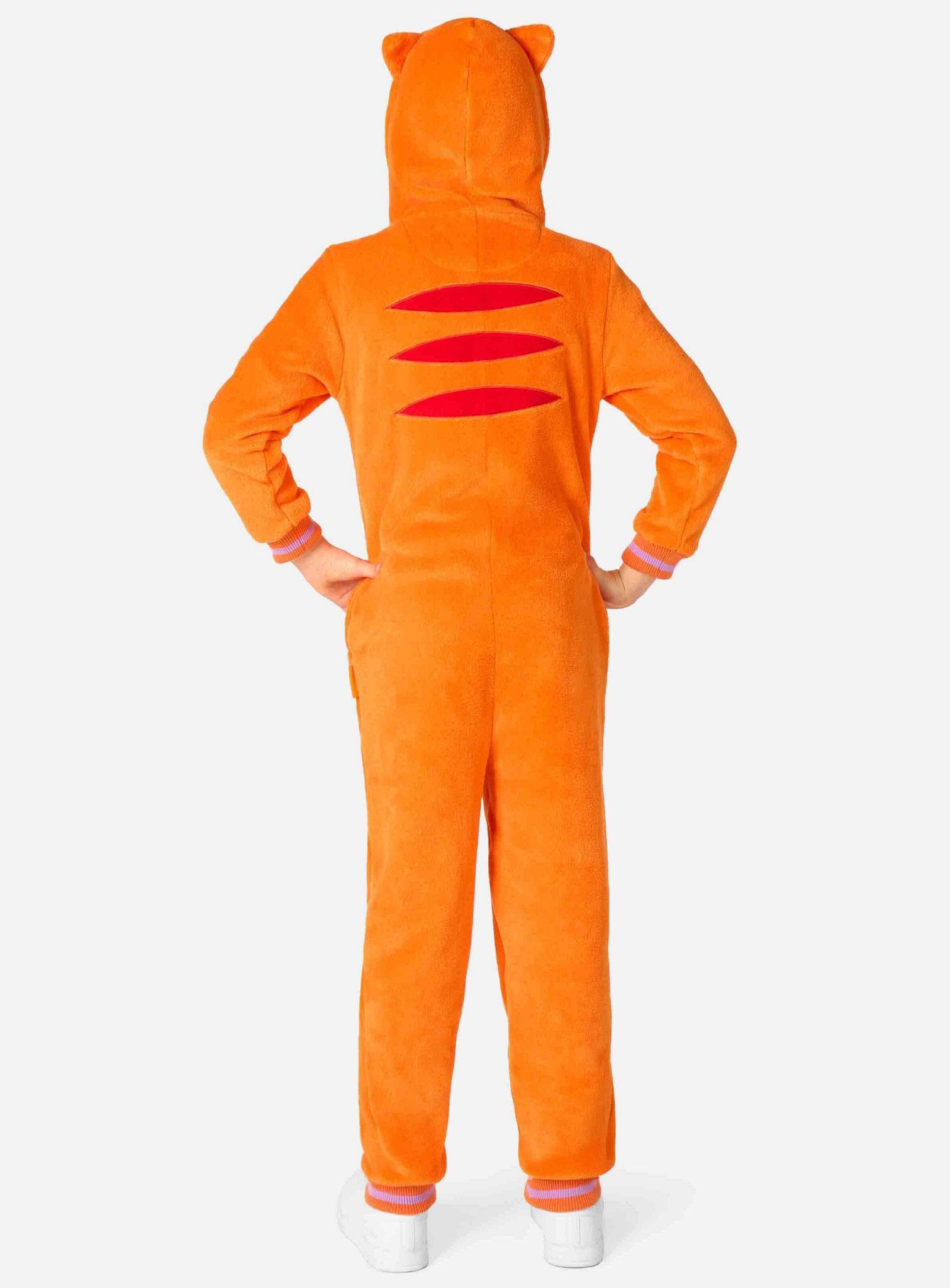 Opposuits Kostüm Rote Katze Onesie für Kinder, Der Overall beweist: jedes Tier eignet sich zum Kuscheln!