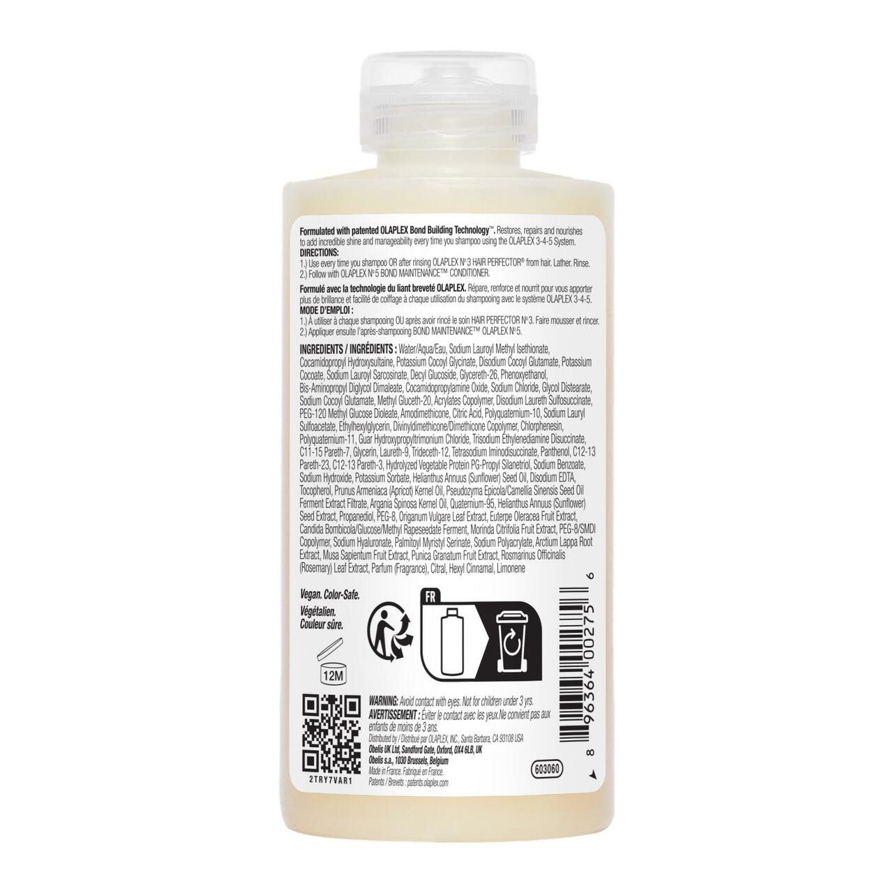 Olaplex Haarshampoo No.4 Bond Maintenance Shampoo 250ml, Stärkende Formel: Repariert das Haar von innen und