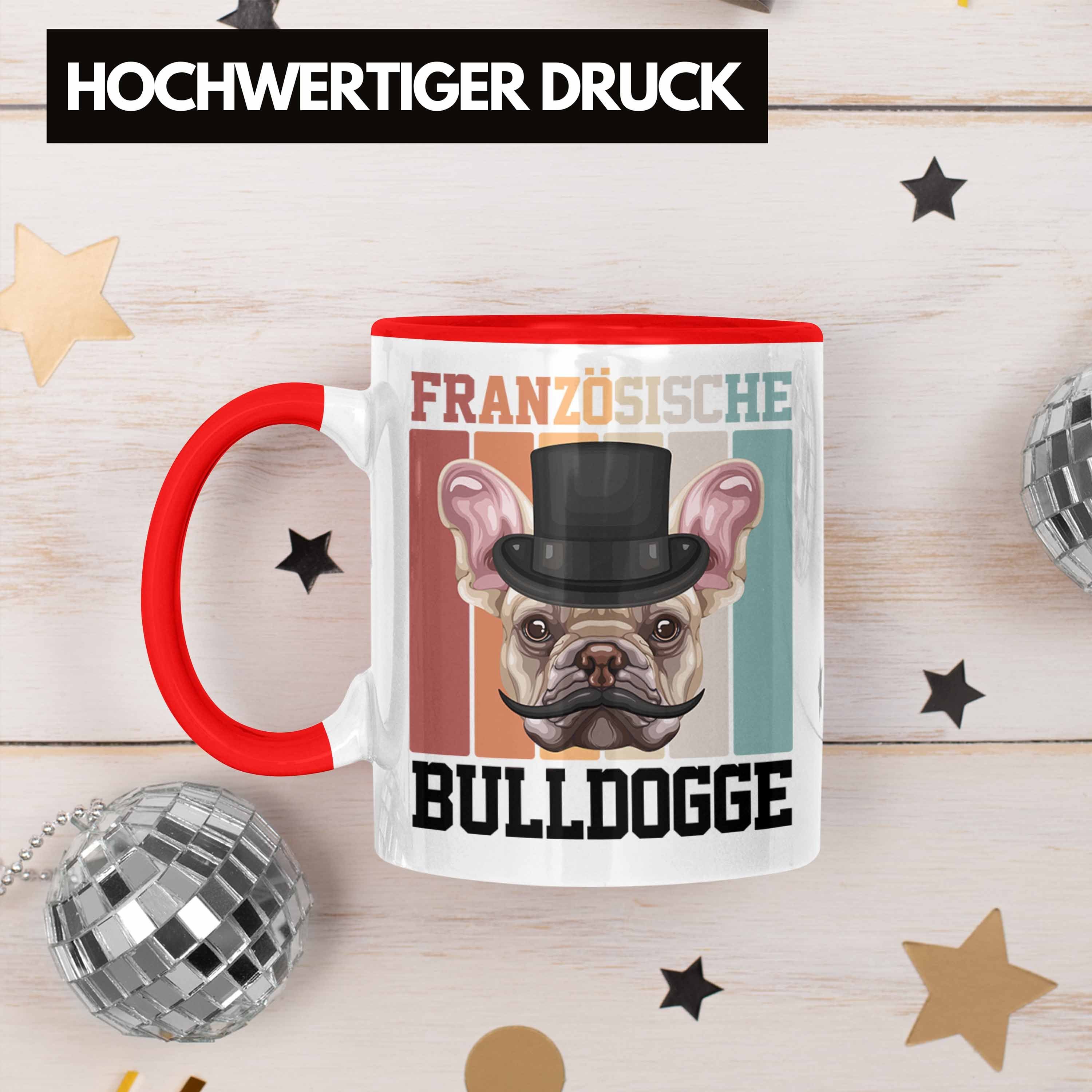 Bulldogge Trendation Tasse Französische Besitzer Lustiger Rot Geschen Geschenk Spruch Tasse