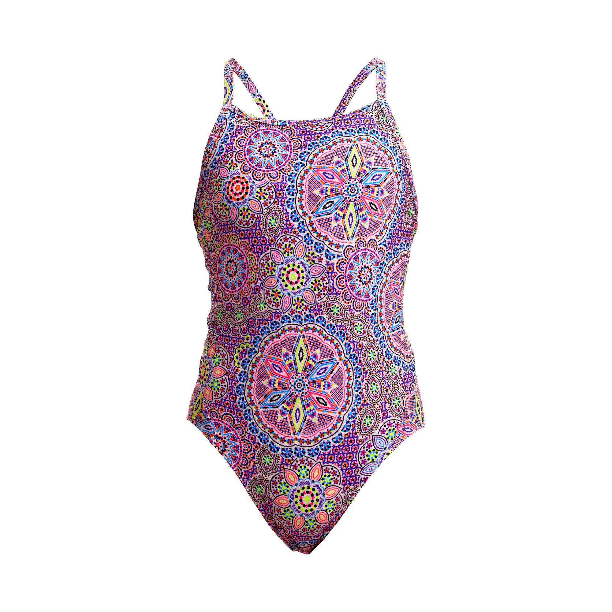 Badeanzug Funkita Mädchen Badeanzug Diamond Back One Piece FKS033G