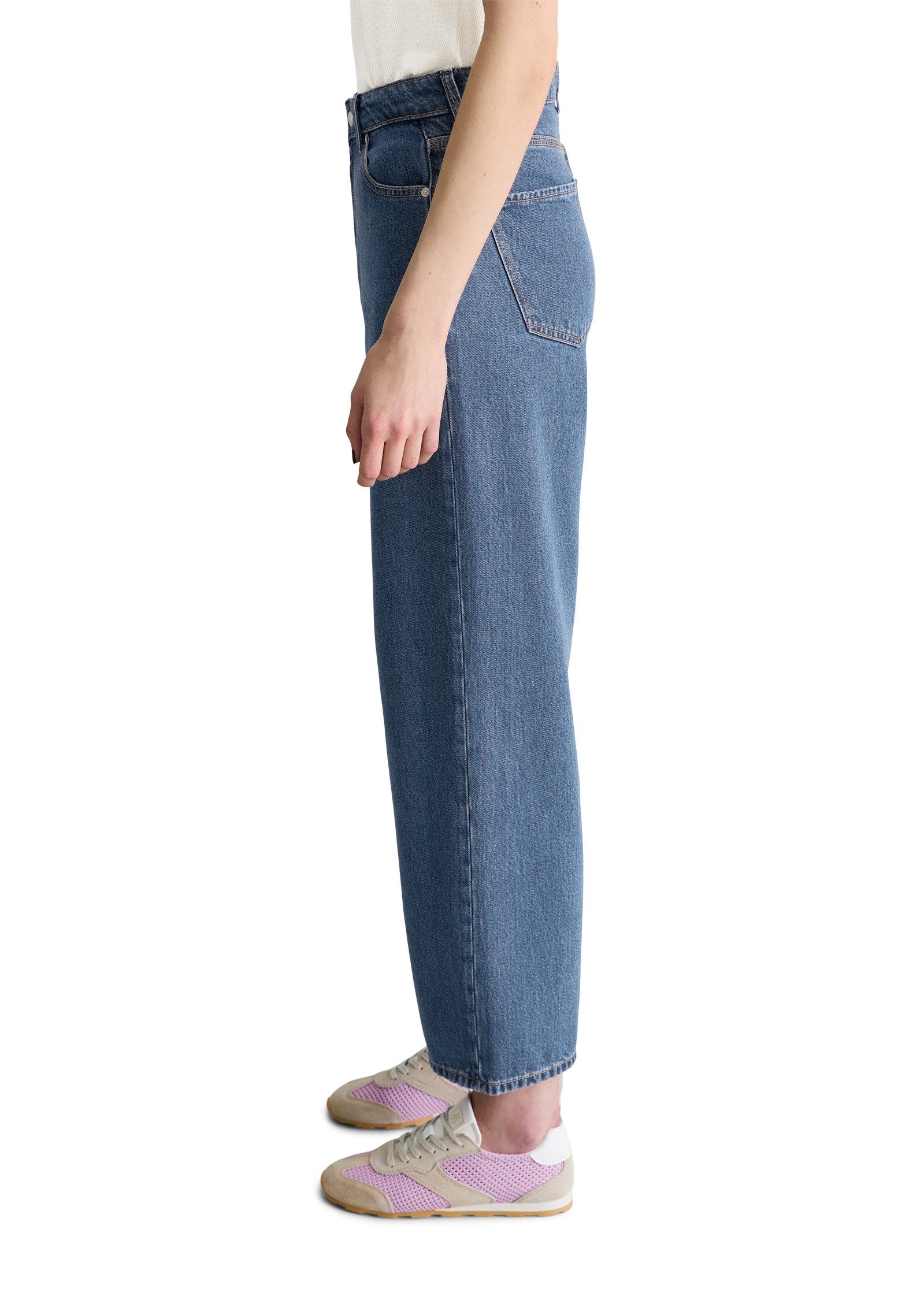 Marc O'Polo DENIM Weite Jeans aus Lyocell-Mix ohne Stretch