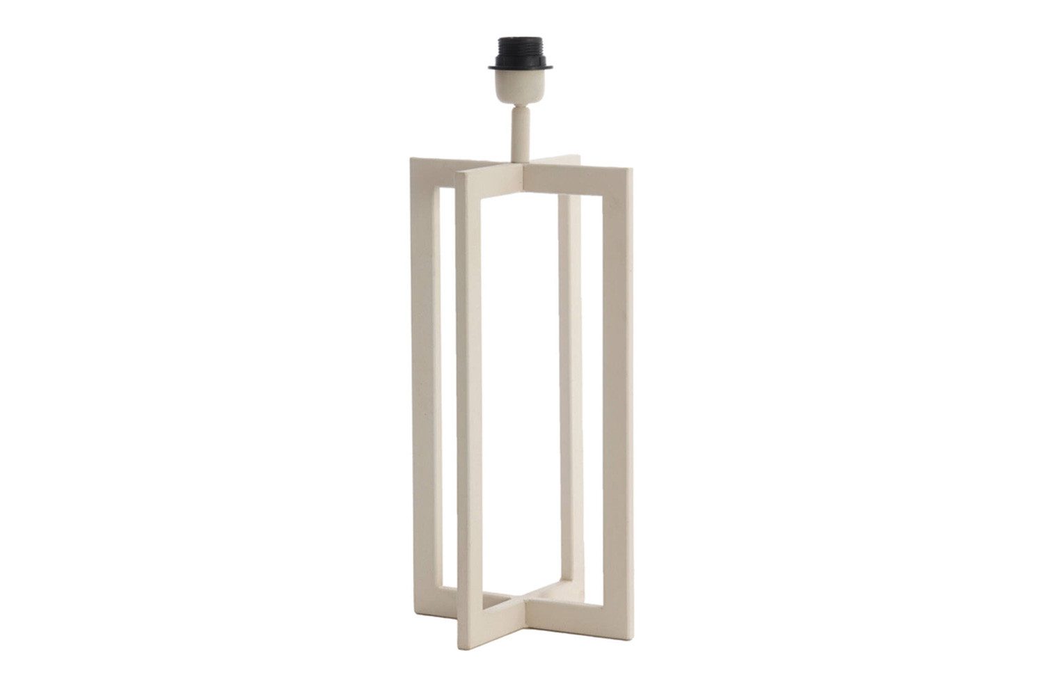 Light & Living Tischleuchte Lampenfuß MACE von Light & Living Tischleuchte Lampe 21x21x46 cm Creme, Leuchtmittel nicht enthalten