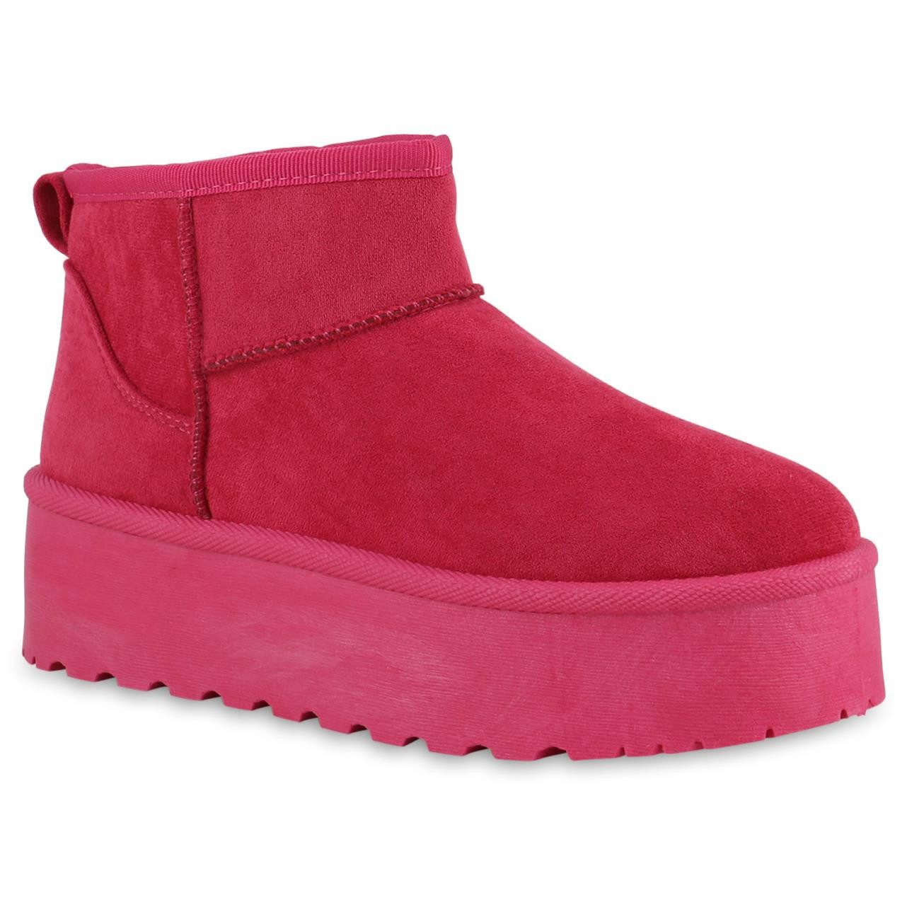 VAN HILL 841471 Winterstiefelette Damen Warm Gefüttert Winter Boots Stiefel günstig online kaufen