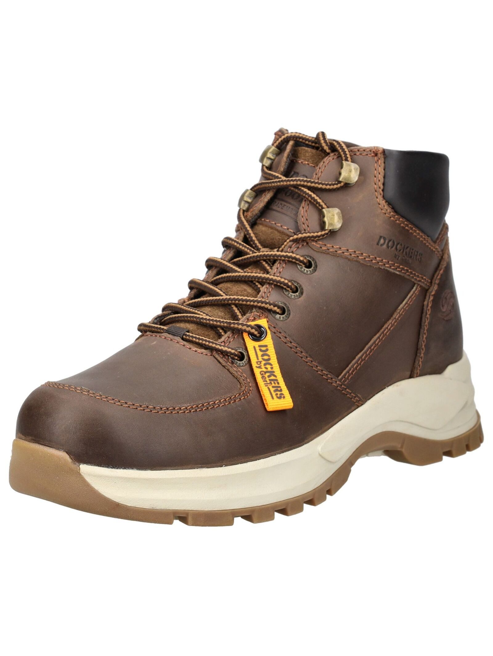 Stiefelette Leder Schnürstiefelette