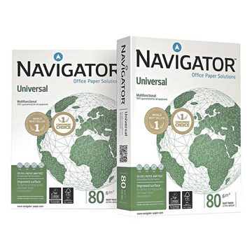 NAVIGATOR Druckerpapier Universal, Format DIN A4, 80 g/m², 169 CIE, 500 Blatt