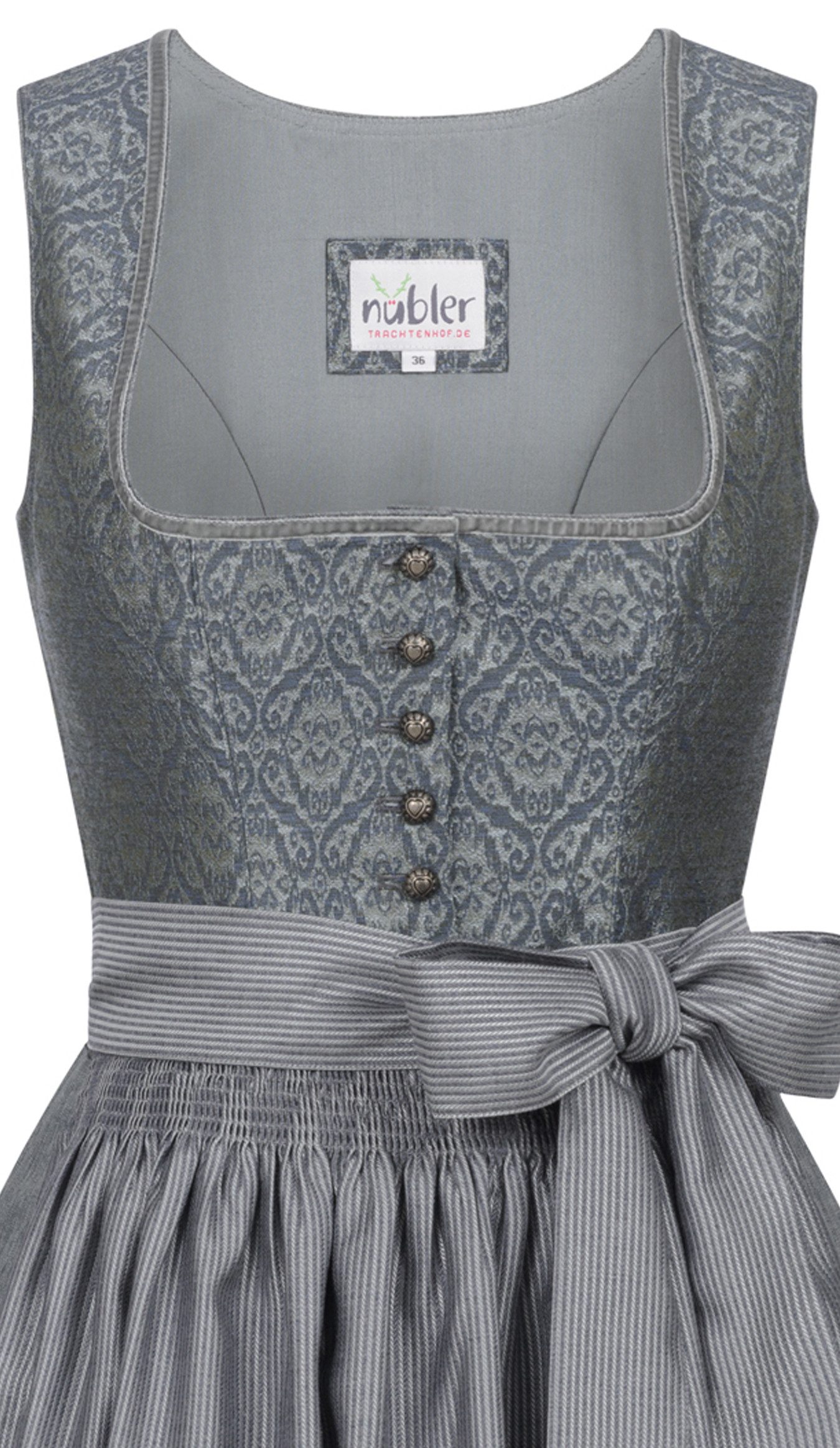 Nübler Dirndl Mididirndl Galina in Nachtblau von Nübler