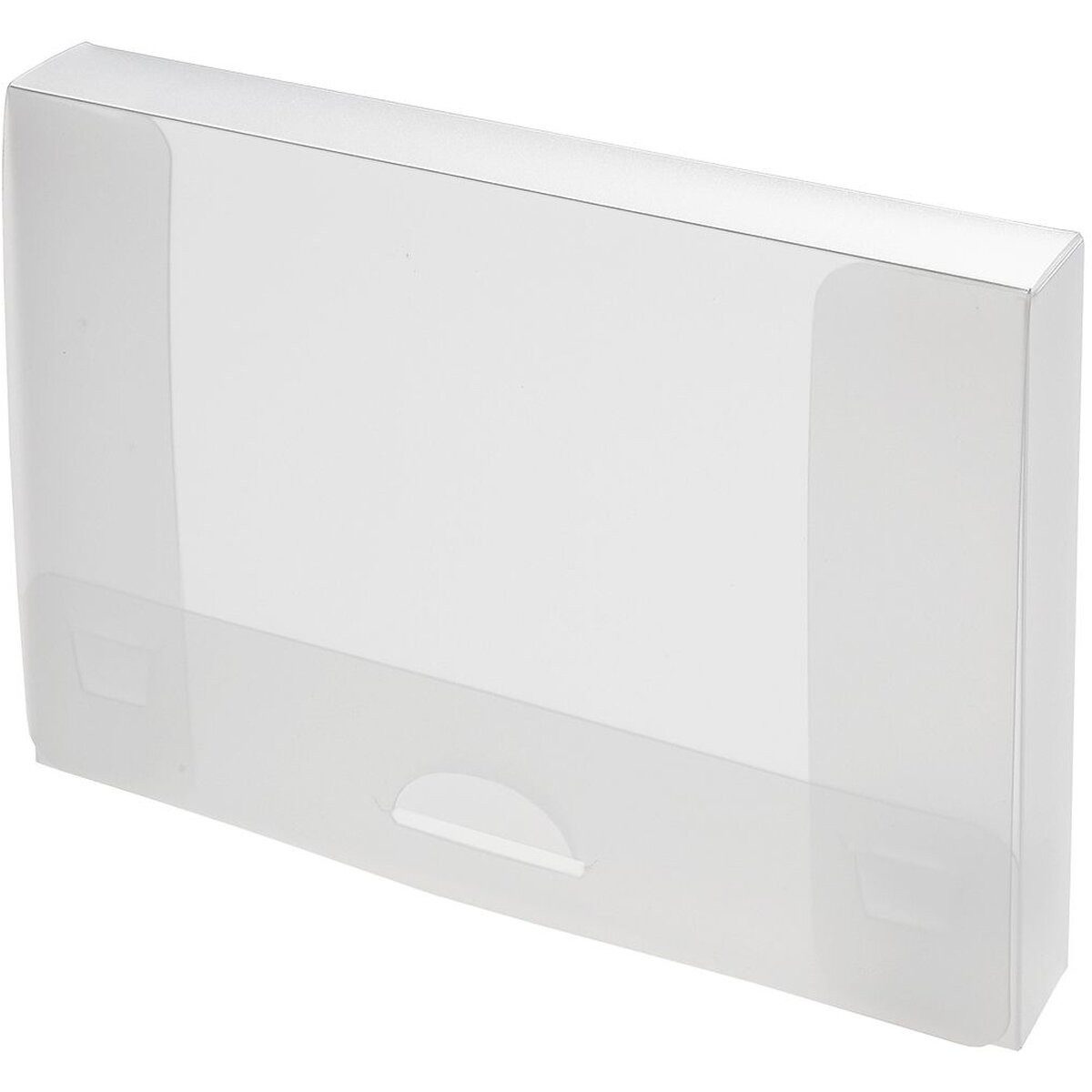 FOLDERSYS Fächermappe Dokumentenbox A5 PP 27mm farblos transluzent