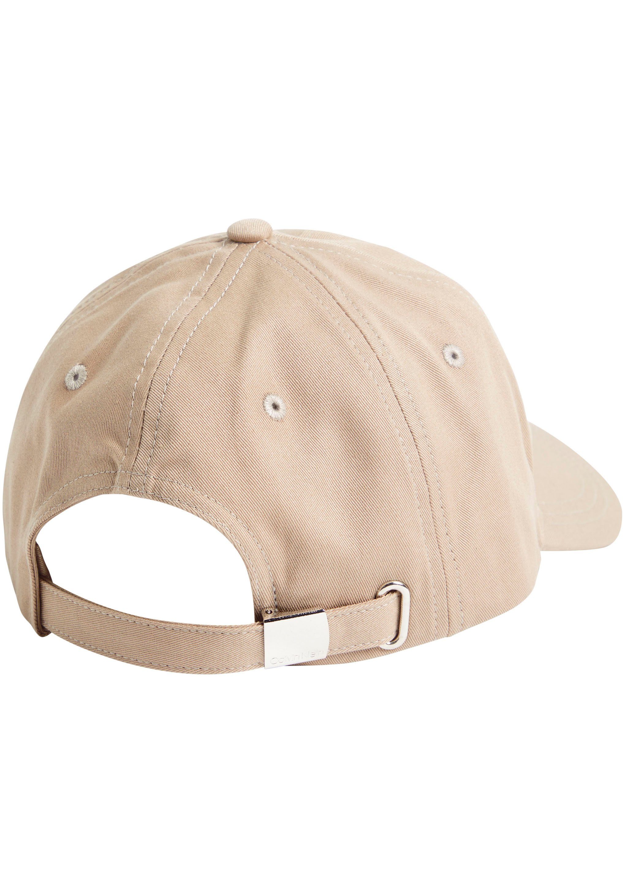 Calvin Baseball Metall-Schriftzug Klein grau Cap mit