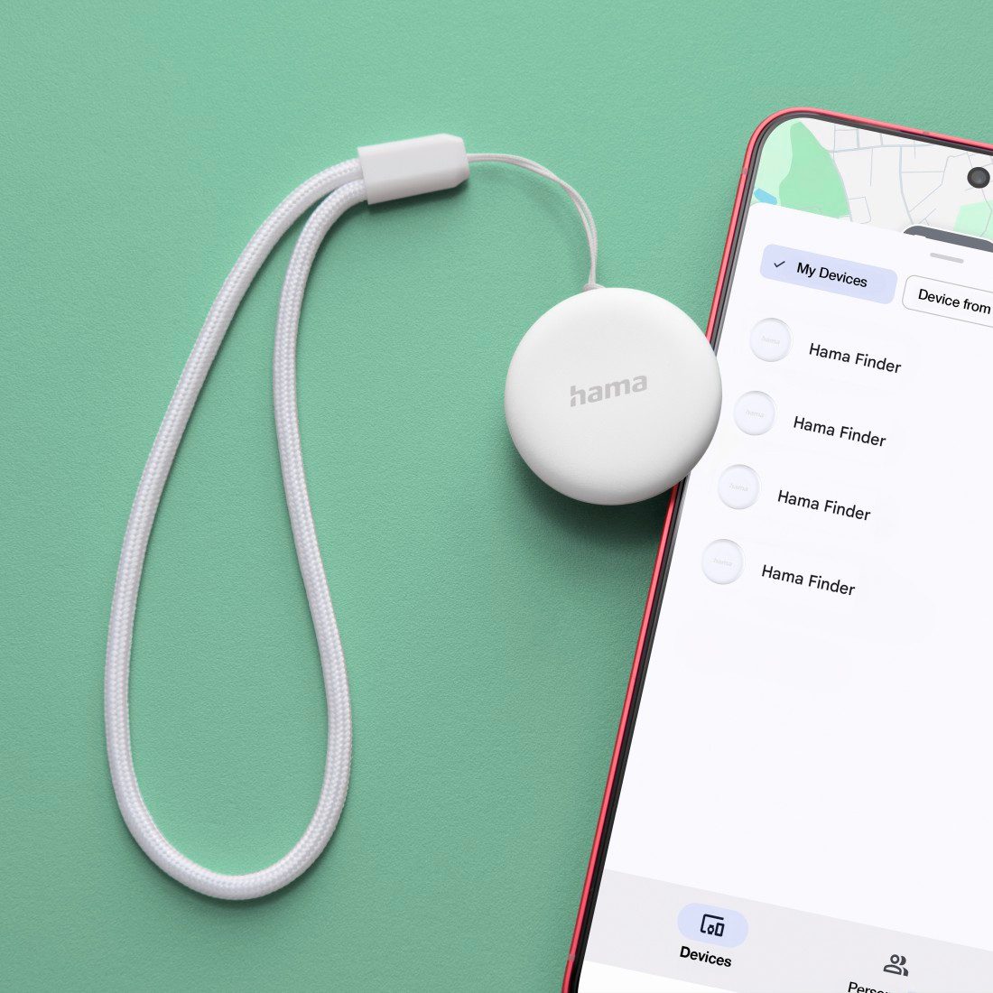 Hama Schlüsselfinder für Android „Mein Gerät finden“-App (Bluetooth, Alarm) GPS-Tracker (AirTag Alternative, Tracker)