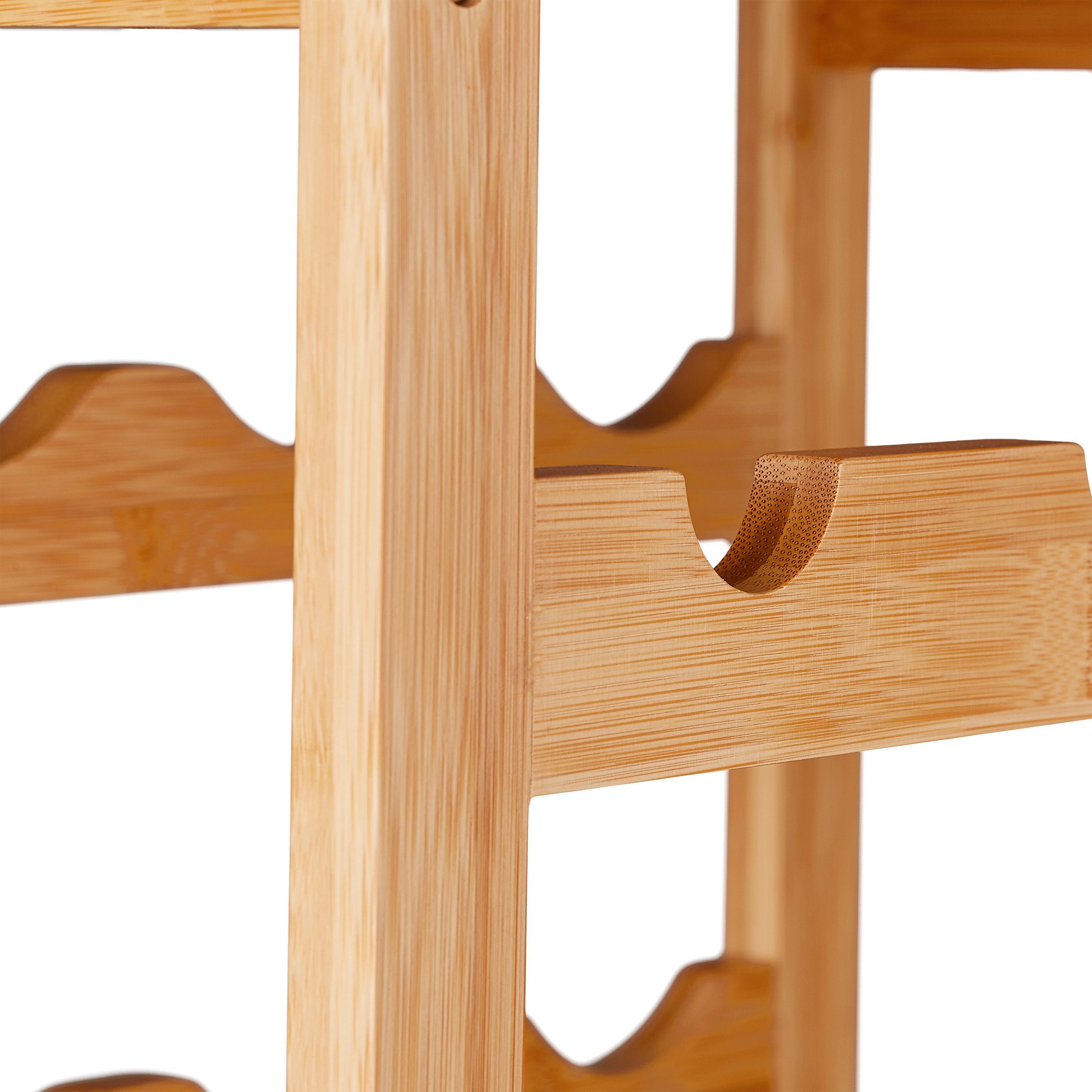 relaxdays Weinregal für 28 Flasche