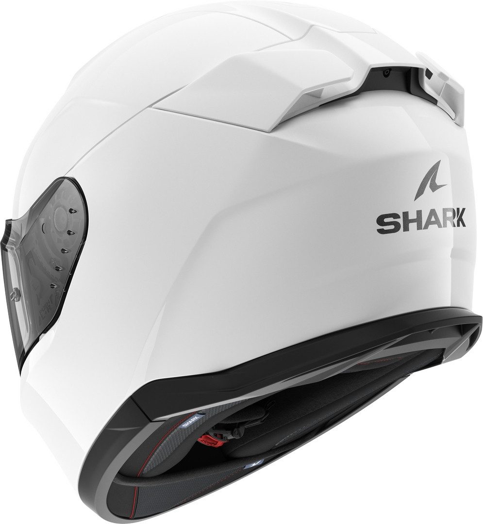 Shark Motorradhelm D-Skwal 3 Blank Helm, Sonnenvisier, Pinlock, Ratschenverschluss, ECE 22.06