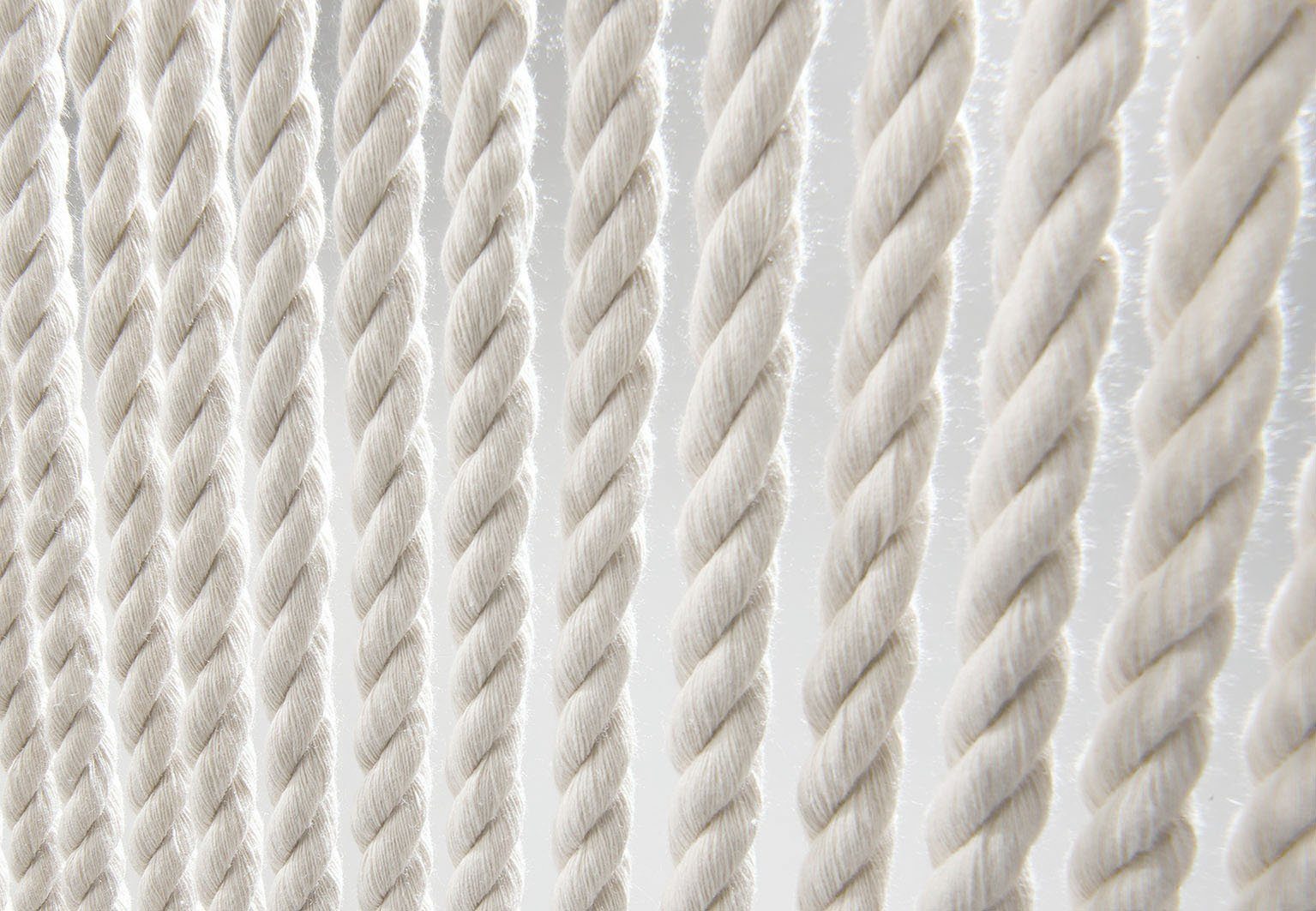 90 weiß Türvorhang Seilvorhang transparent MARITIM Kobolo, St), (1 cm, Ösen