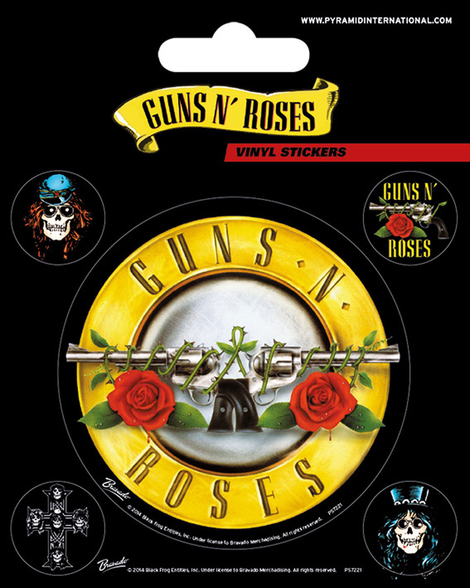 Sticker Guns N Roses - Sticker-Sets - Bullet Logo
