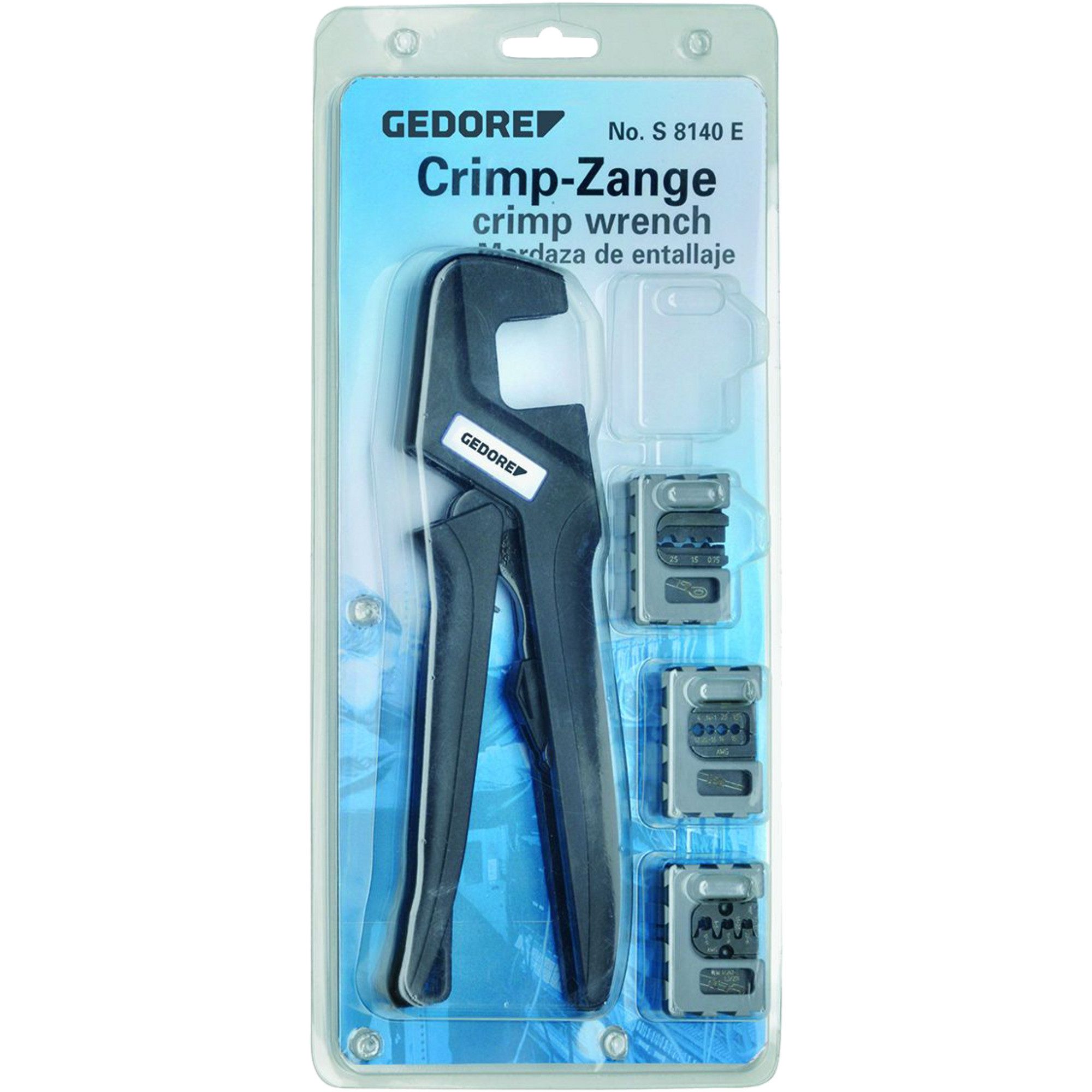 Gedore Crimpzange GEDORE Crimp-Zangen-Set ELECTRONIC (S 8140 E)