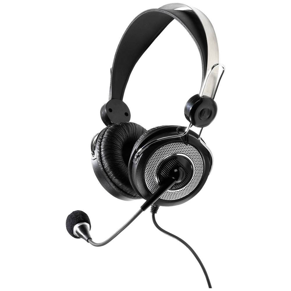 Retro Stereo Headset On Ear mit Lautstärkeregler Kopfhörer
