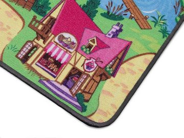 Kinderteppich Spielteppich CANDY TOWN, Primaflor-Ideen in Textil, rechteckig, Höhe: 6,5 mm, Kurzflor, Straßen-Spiel-Teppich, Kinderzimmer