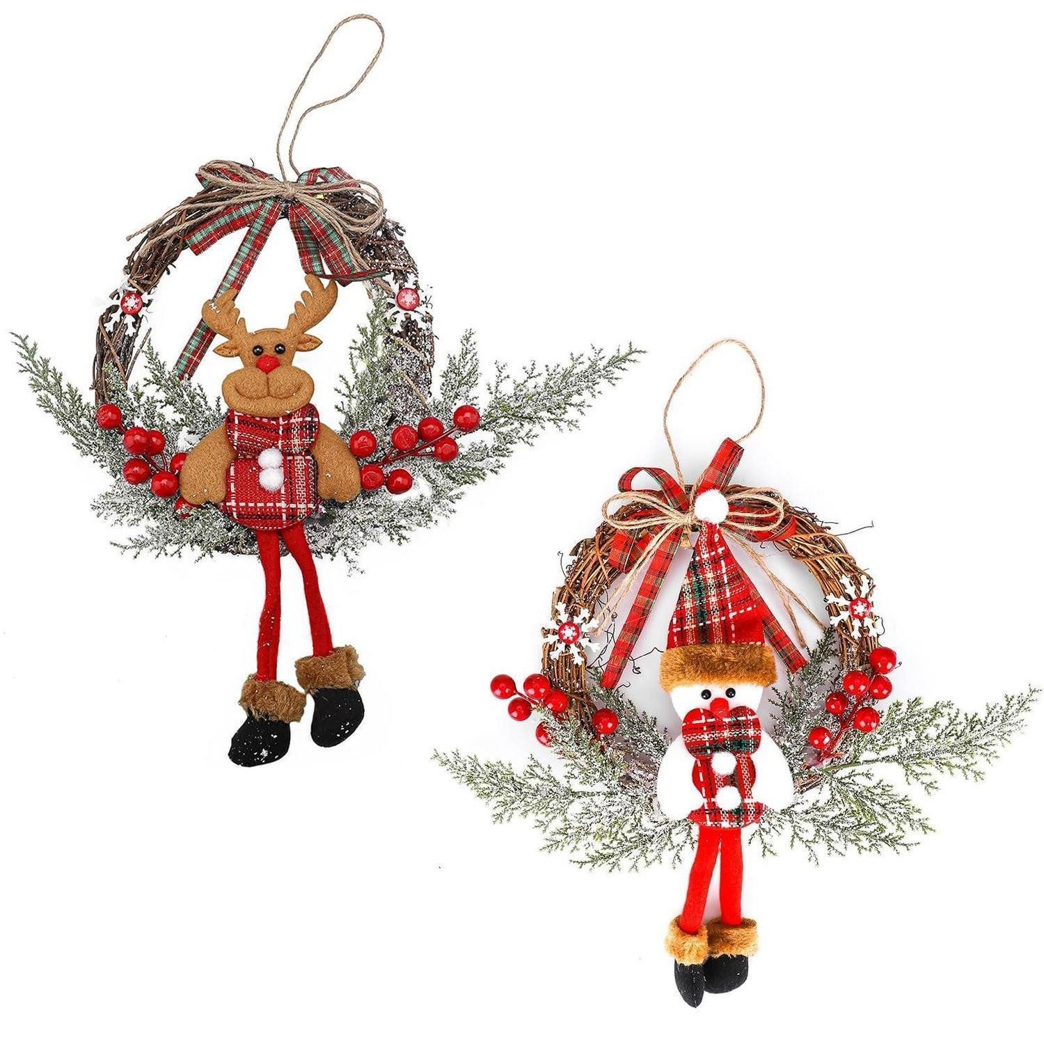 LuxusKollektion Adventskranz Weihnachtskranz Türkranz 35cm